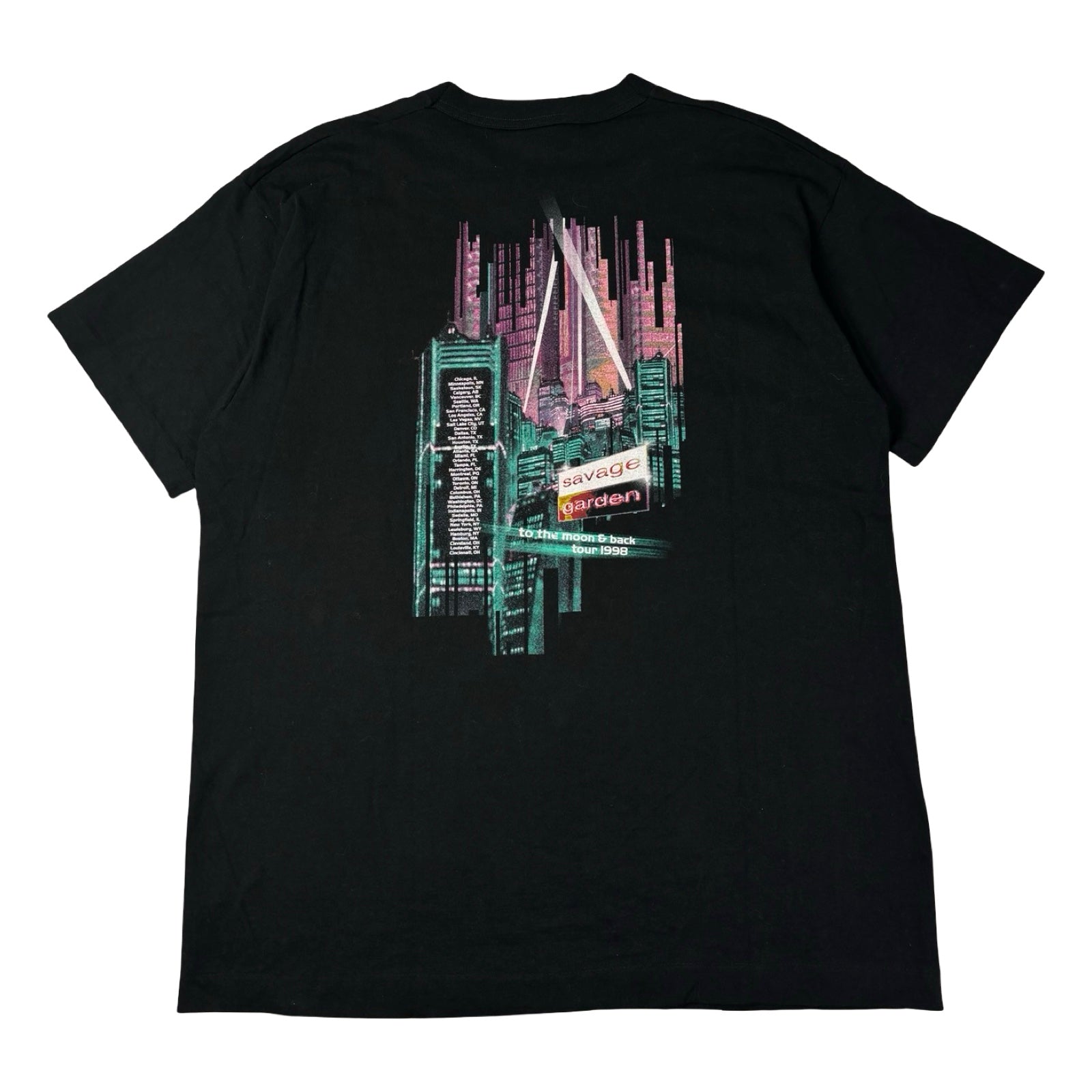 1998 Savage Garden To The Moon And Back Tour T-Shirt