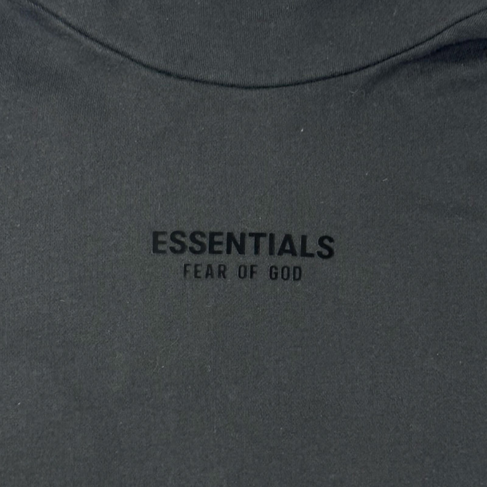 Fear of God Essentials Hoodie Jet Black