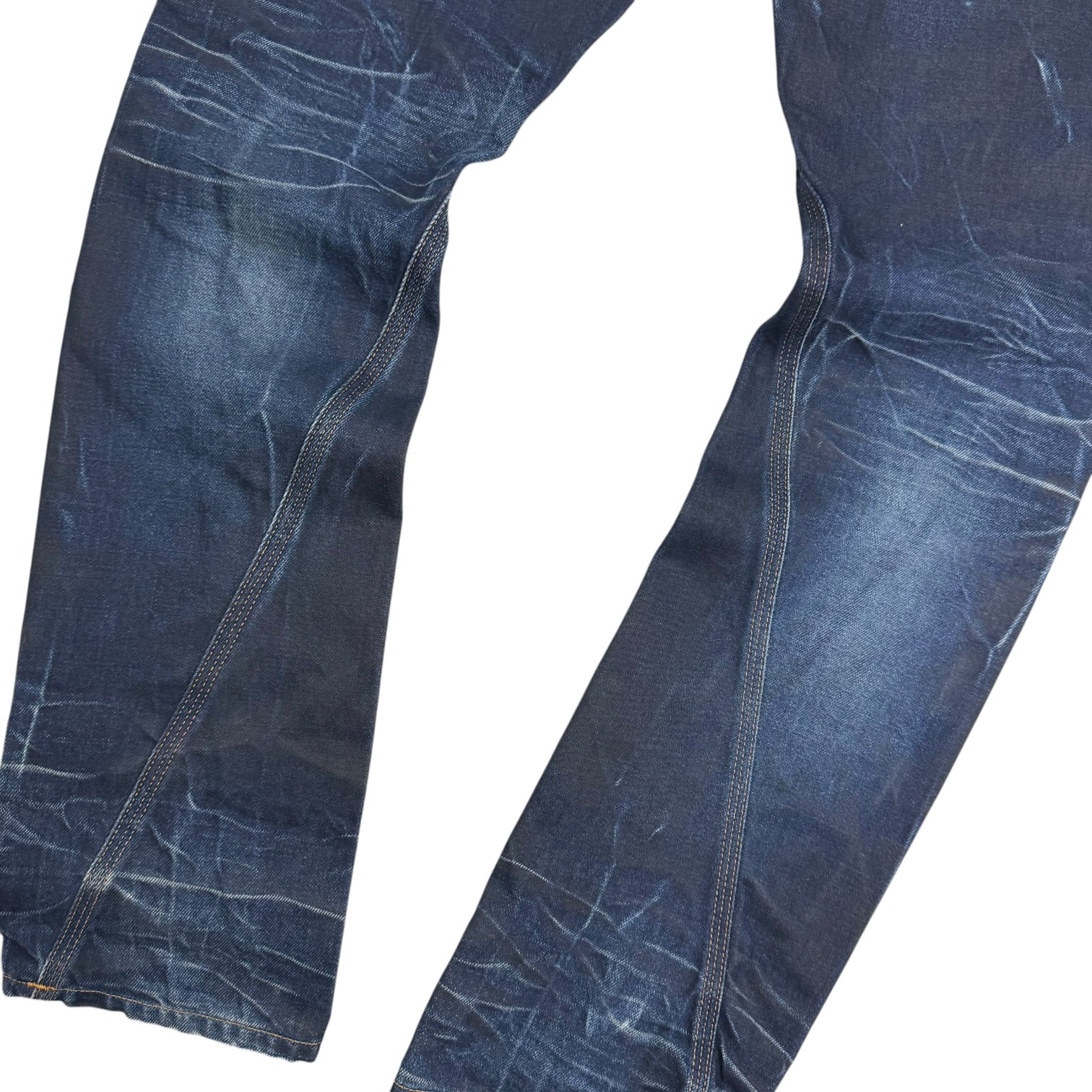Vivienne Westwood Anglomania x Lee Banana Twist Leg Pants Indigo