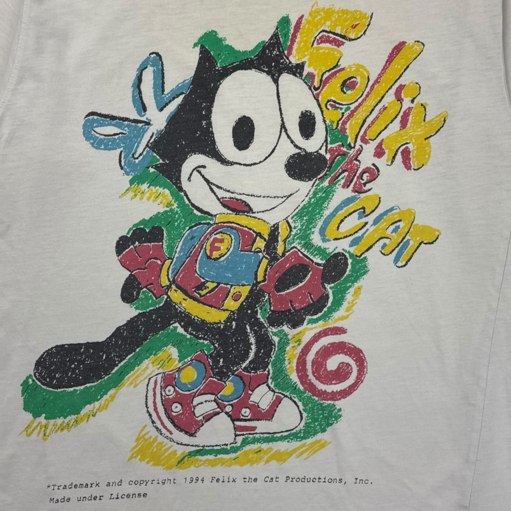 1994 Felix The Cat Art T-Shirt