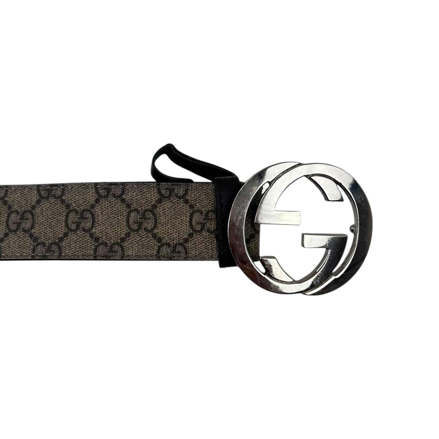 Gucci GG Supreme Belt Beige