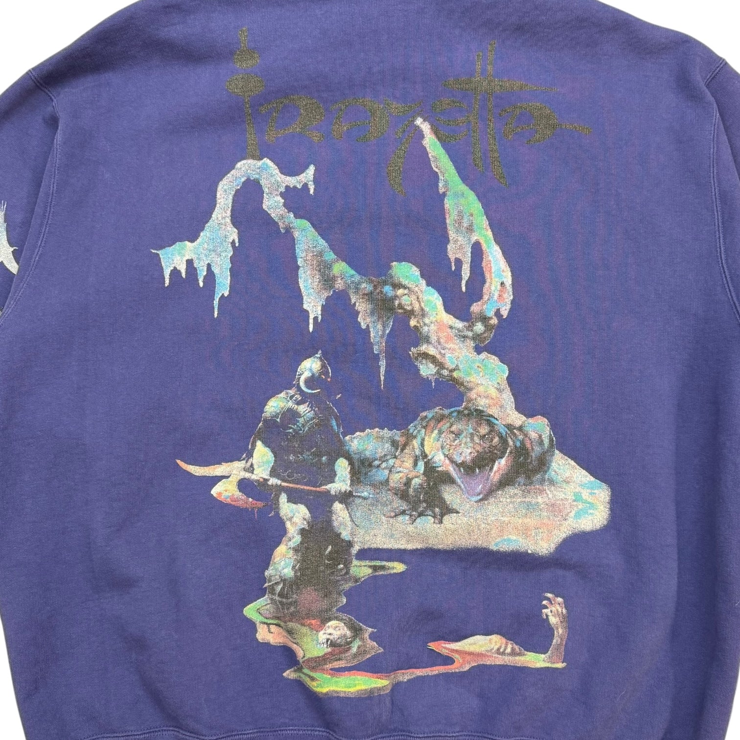 Supreme Frank Frazetta Zip Up Hoodie Purple