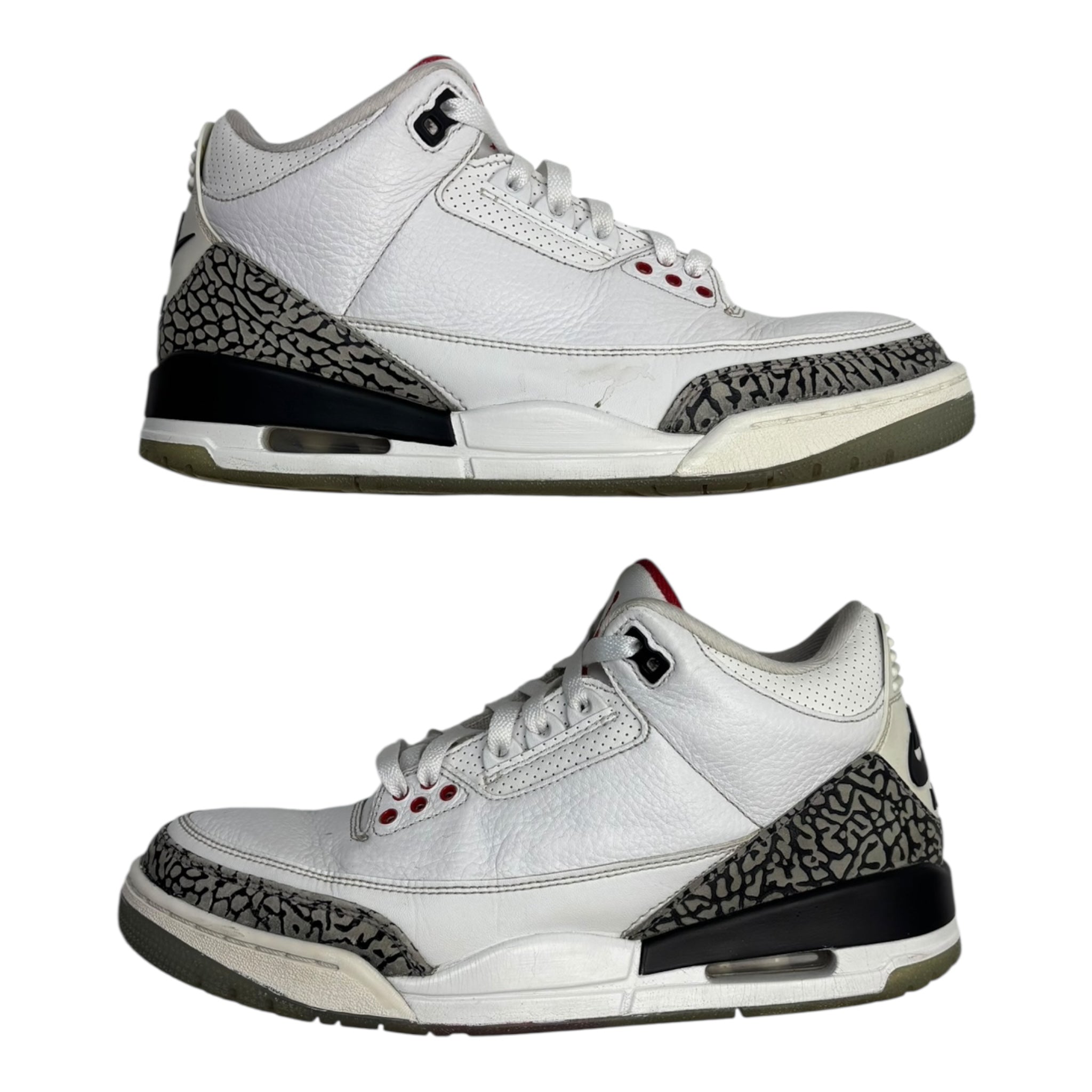 Jordan 3 Free Throw Line White Cement (Used)