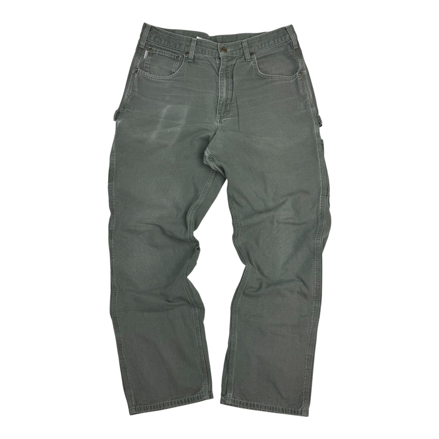 Vintage Carhartt Dungaree Pants Moss Grey
