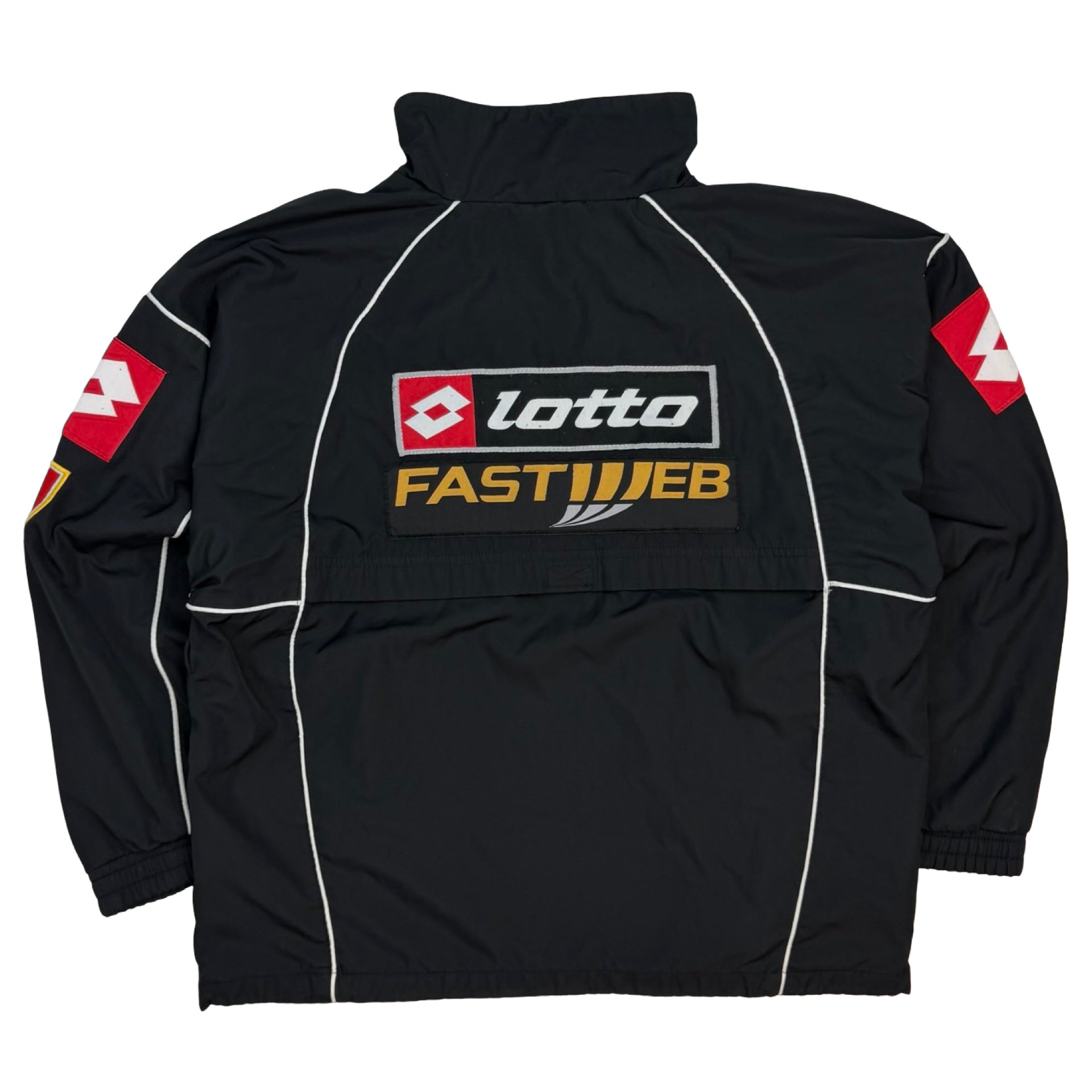 2002-03 Juventus Lotto Track Jacket Black