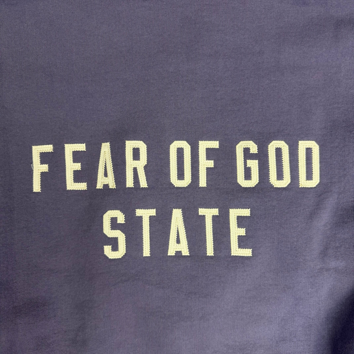 Fear of God Essentials Heavy Fleece Full Zip Hoodie Lavender