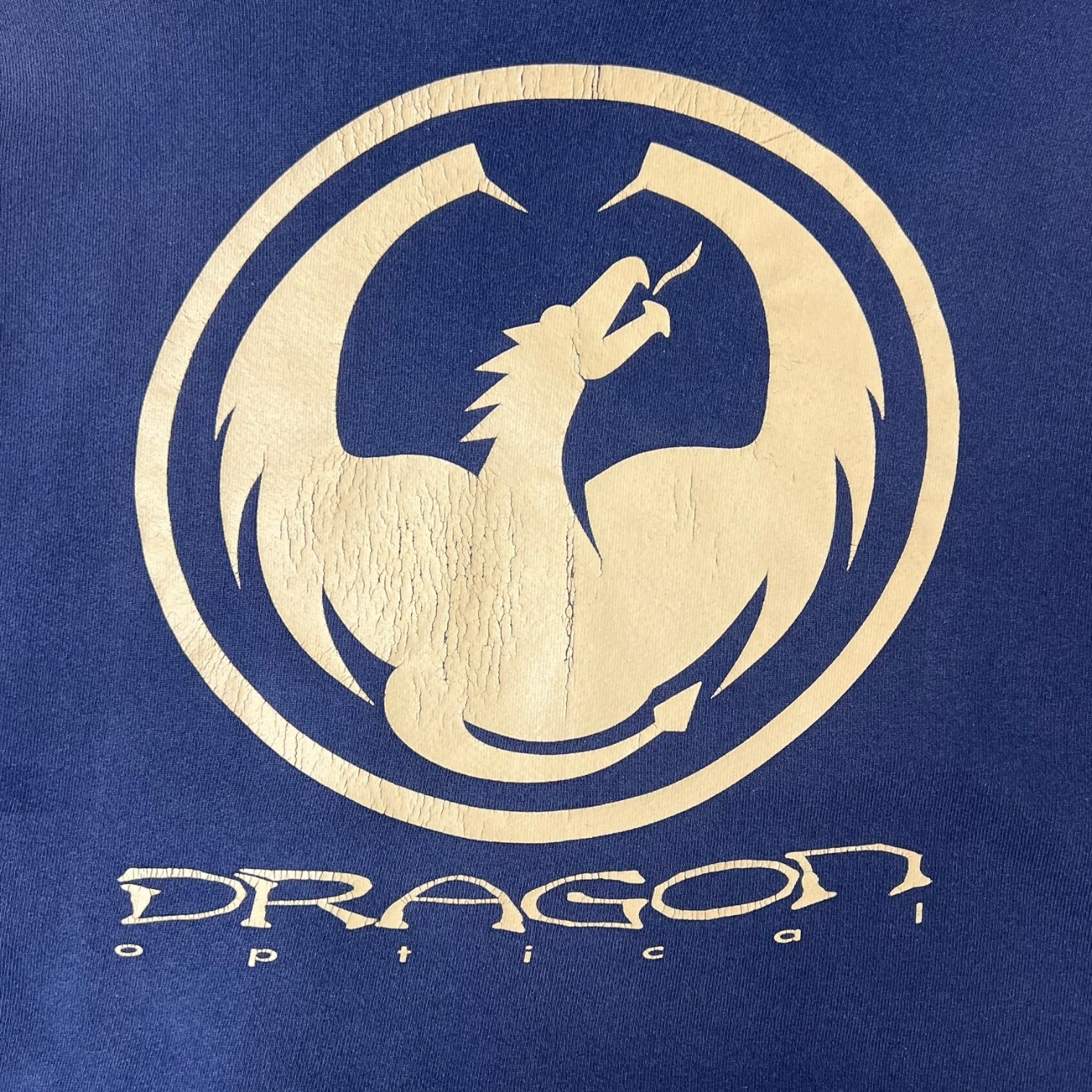 Vintage 90’s Dragon Optical Hoodie Navy