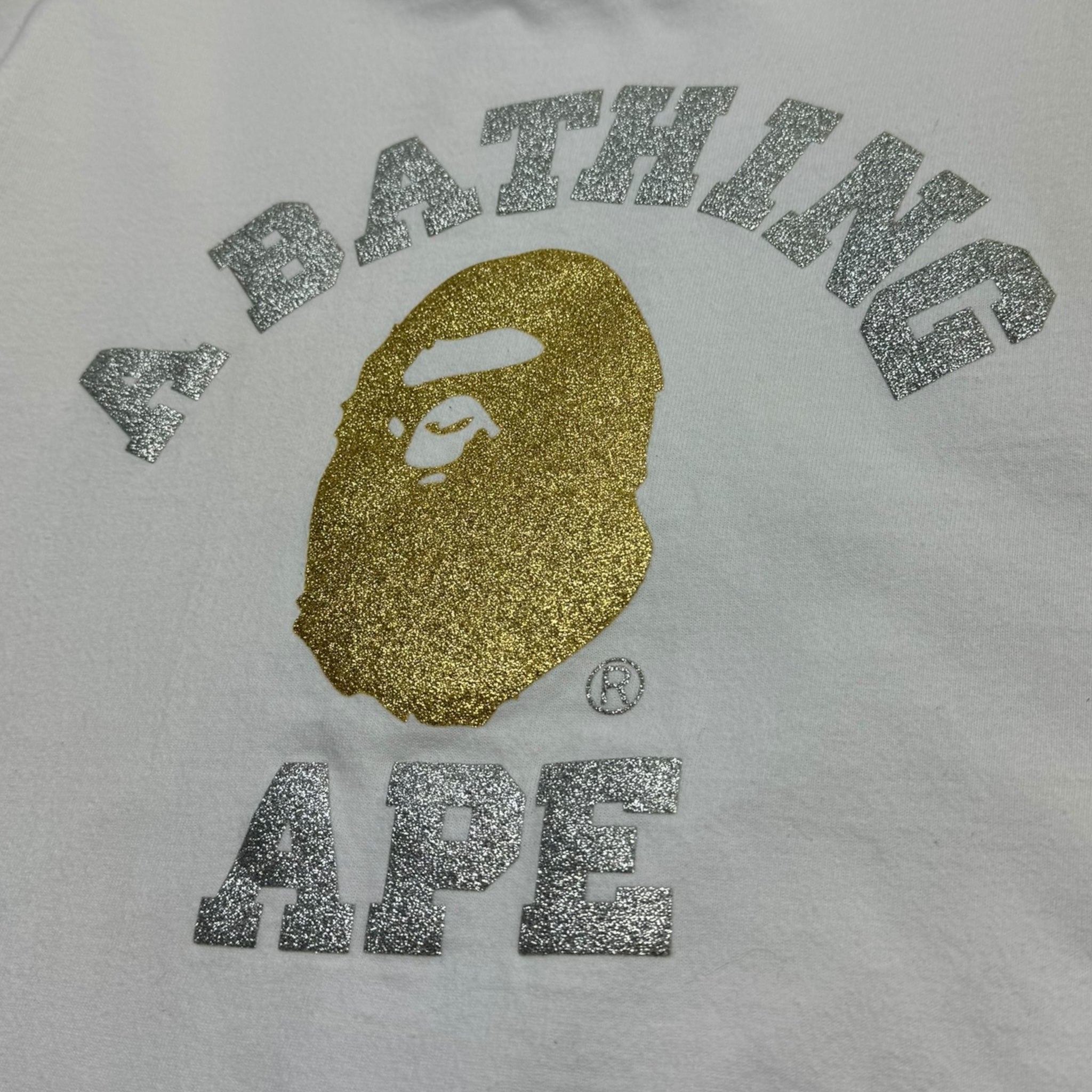 BAPE Glitter College Tee By A Bathing Ape