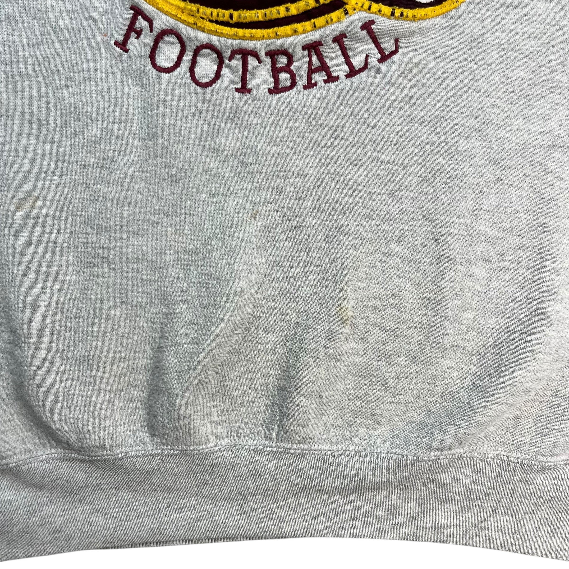 Vintage Salem Seminoles Football Crewneck Light Grey