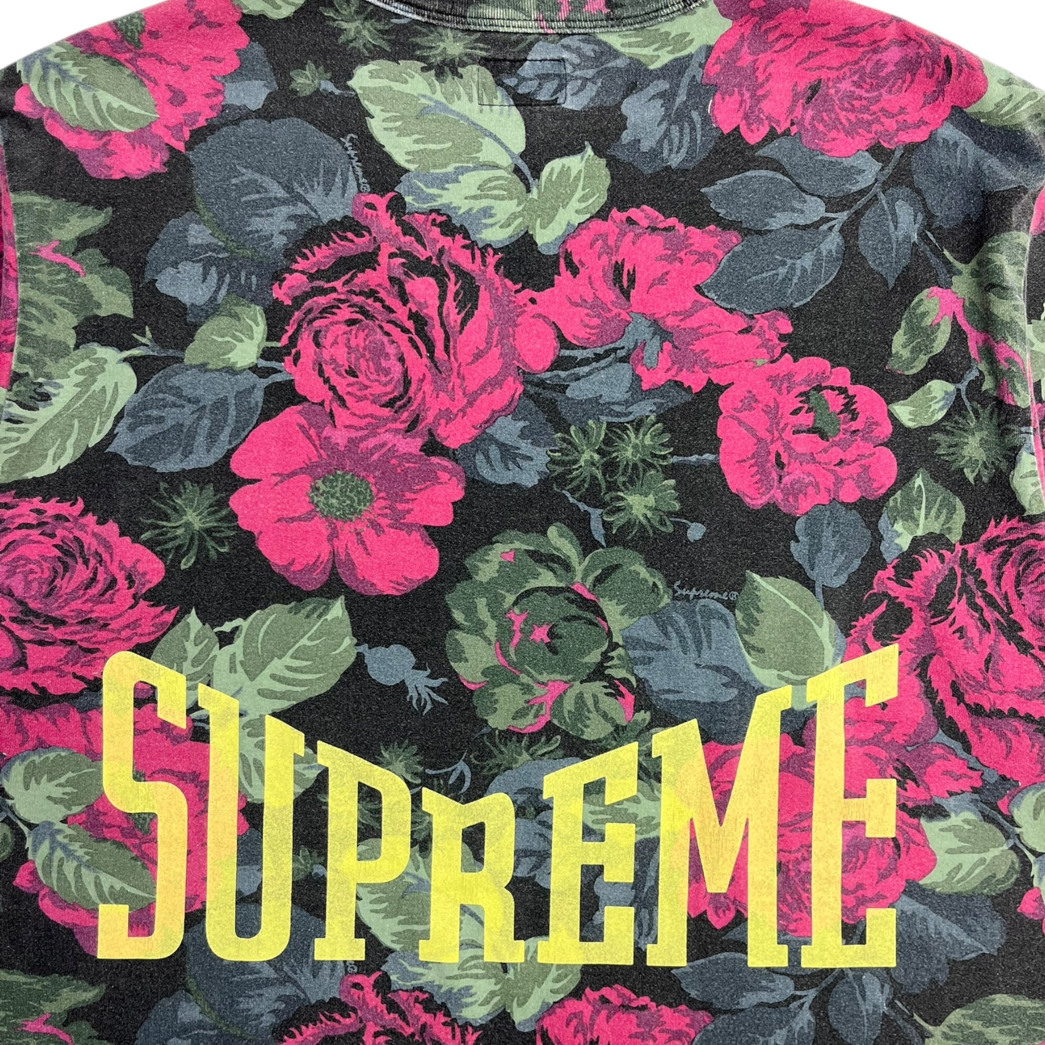 Supreme Flowers Tee Black (SS18)