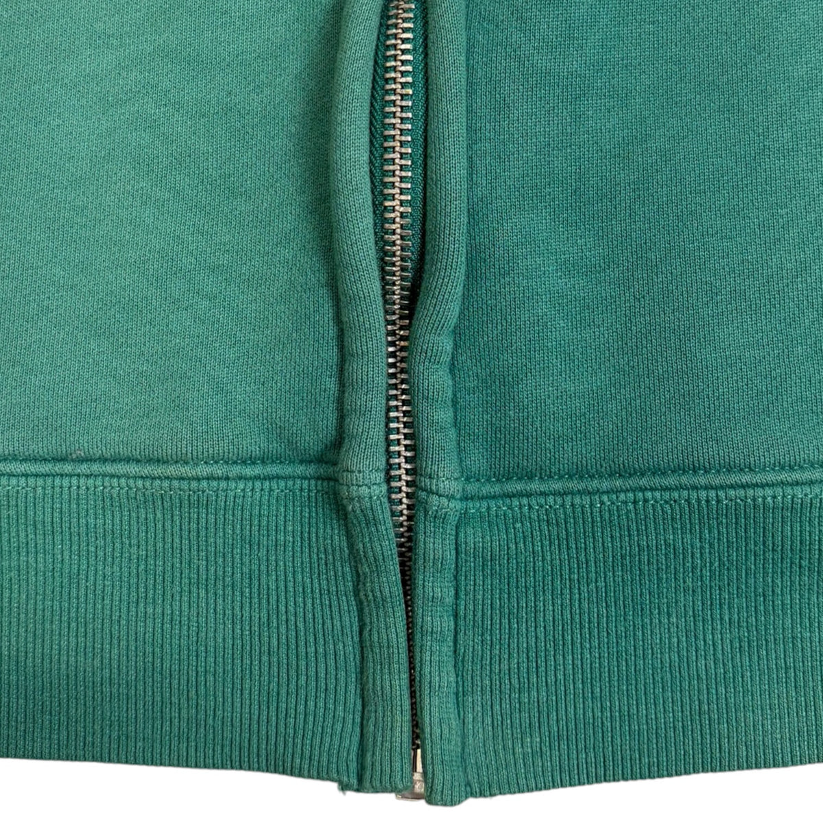 Stussy Basic Zip-Up Hoodie Green