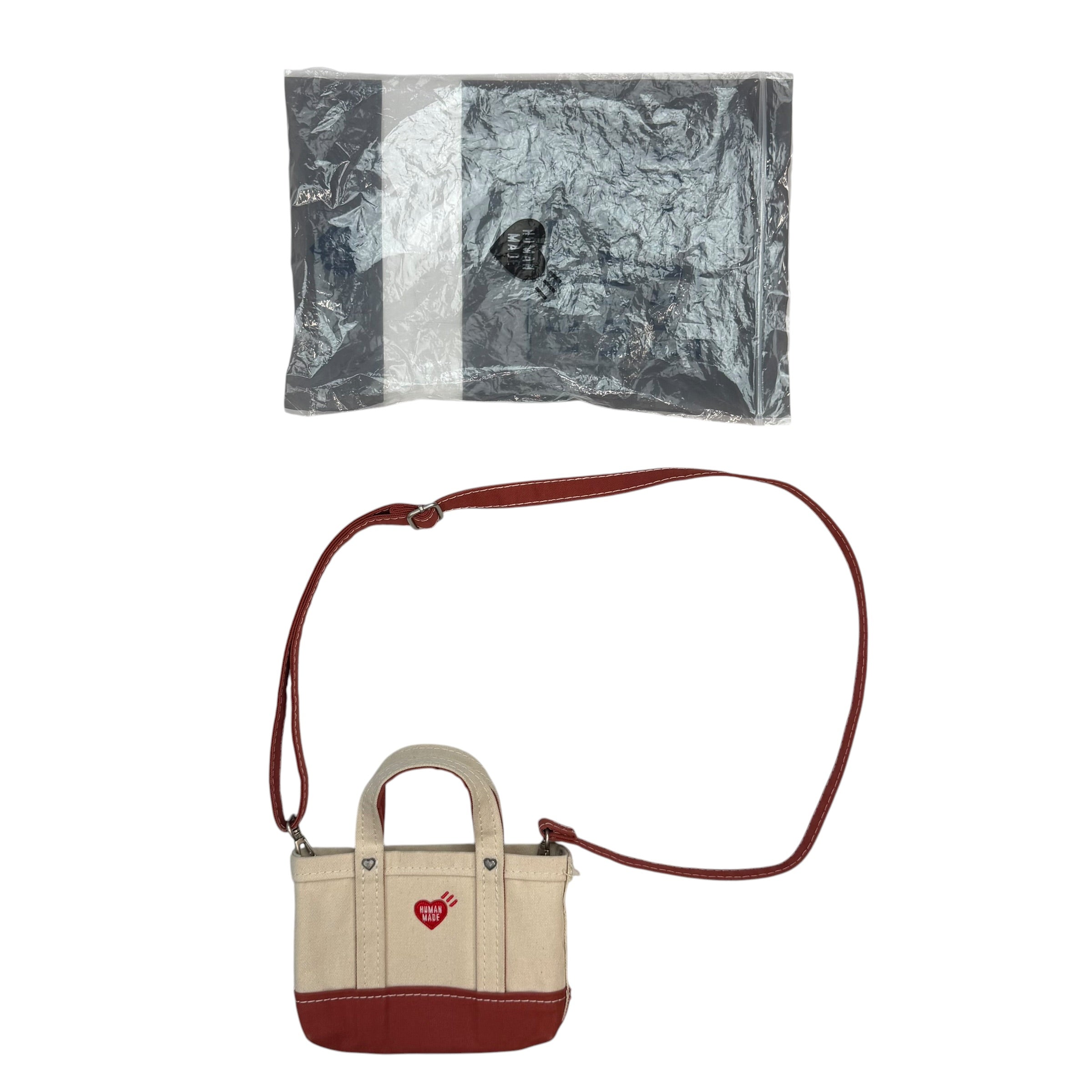 Human Made Heavy Canvas Mini Shoulder Bag Tote Beige