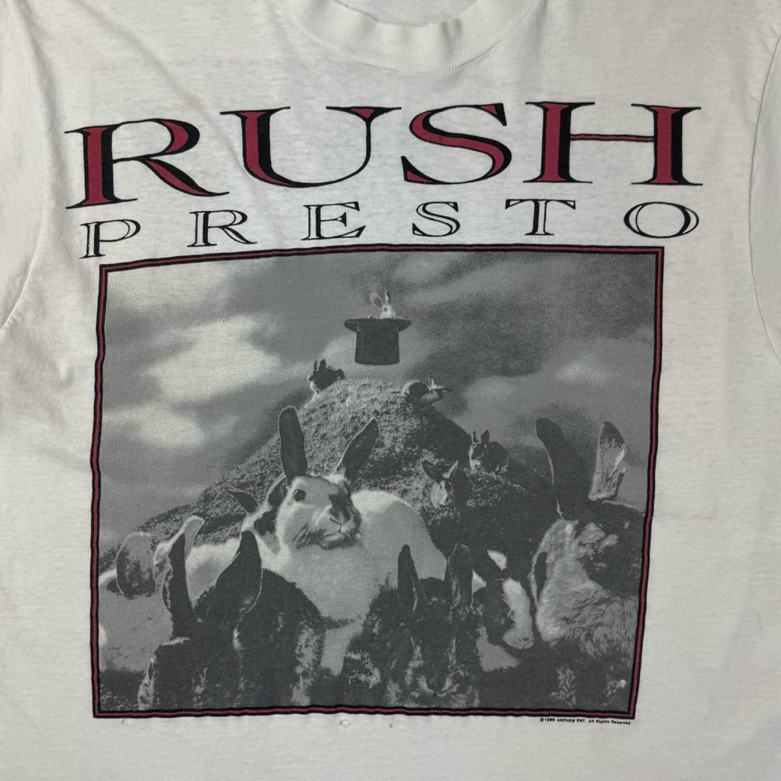 1990 Rush “Presto” Tour T-Shirt