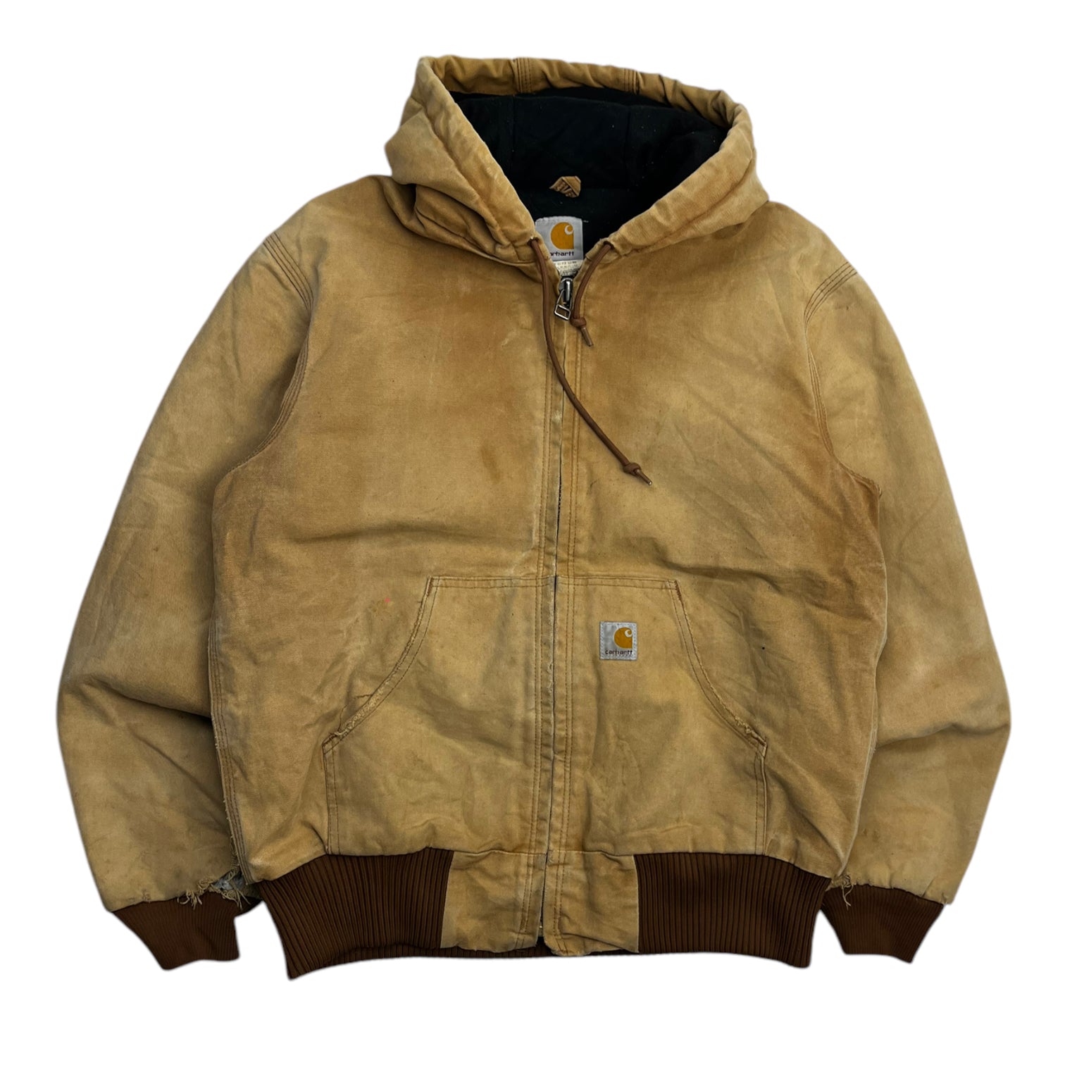 Carhartt J140 Hooded Active Jacket Faded Tan