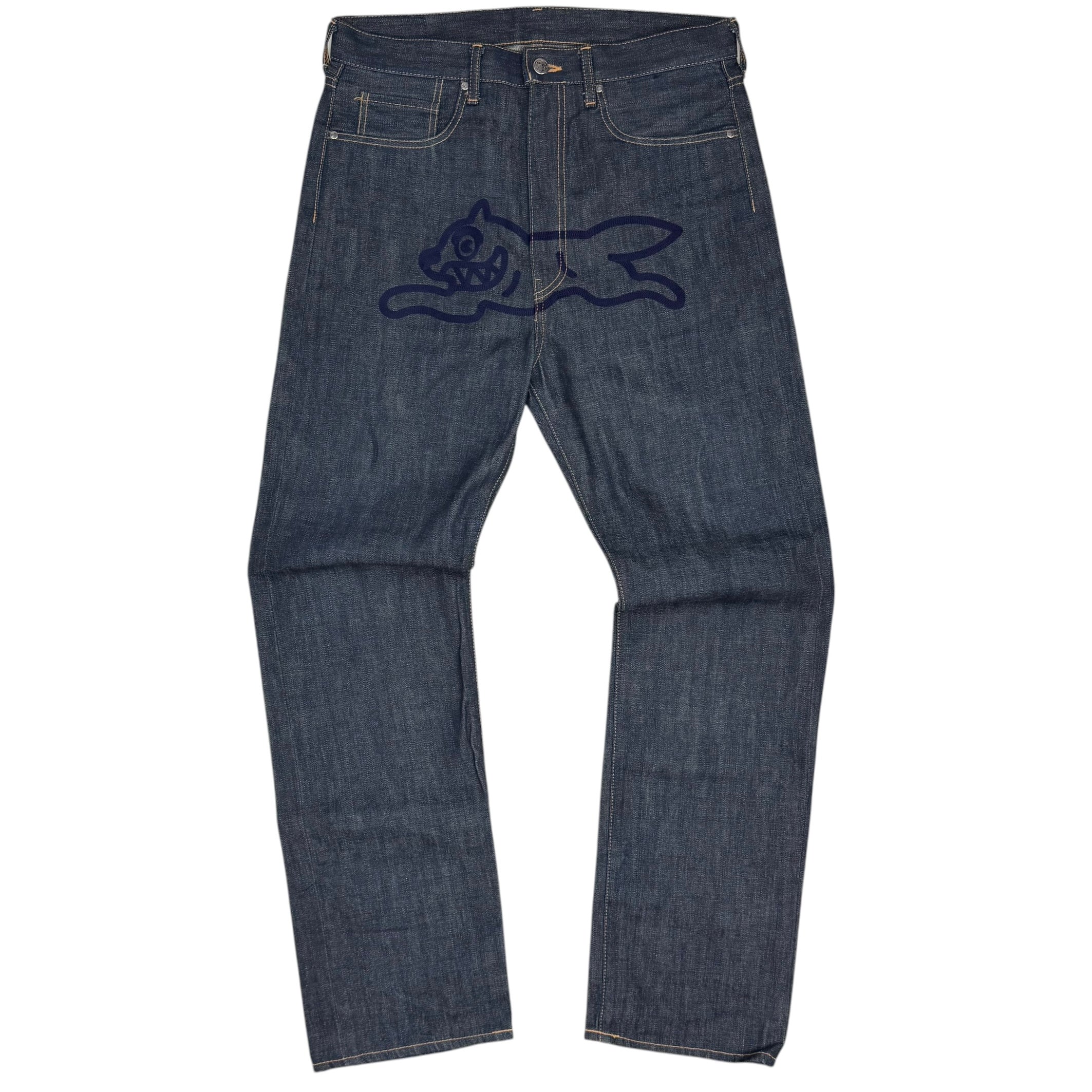 Billionaire Boys Club Running Dog Astronaut Raw Denim Jeans Indigo
