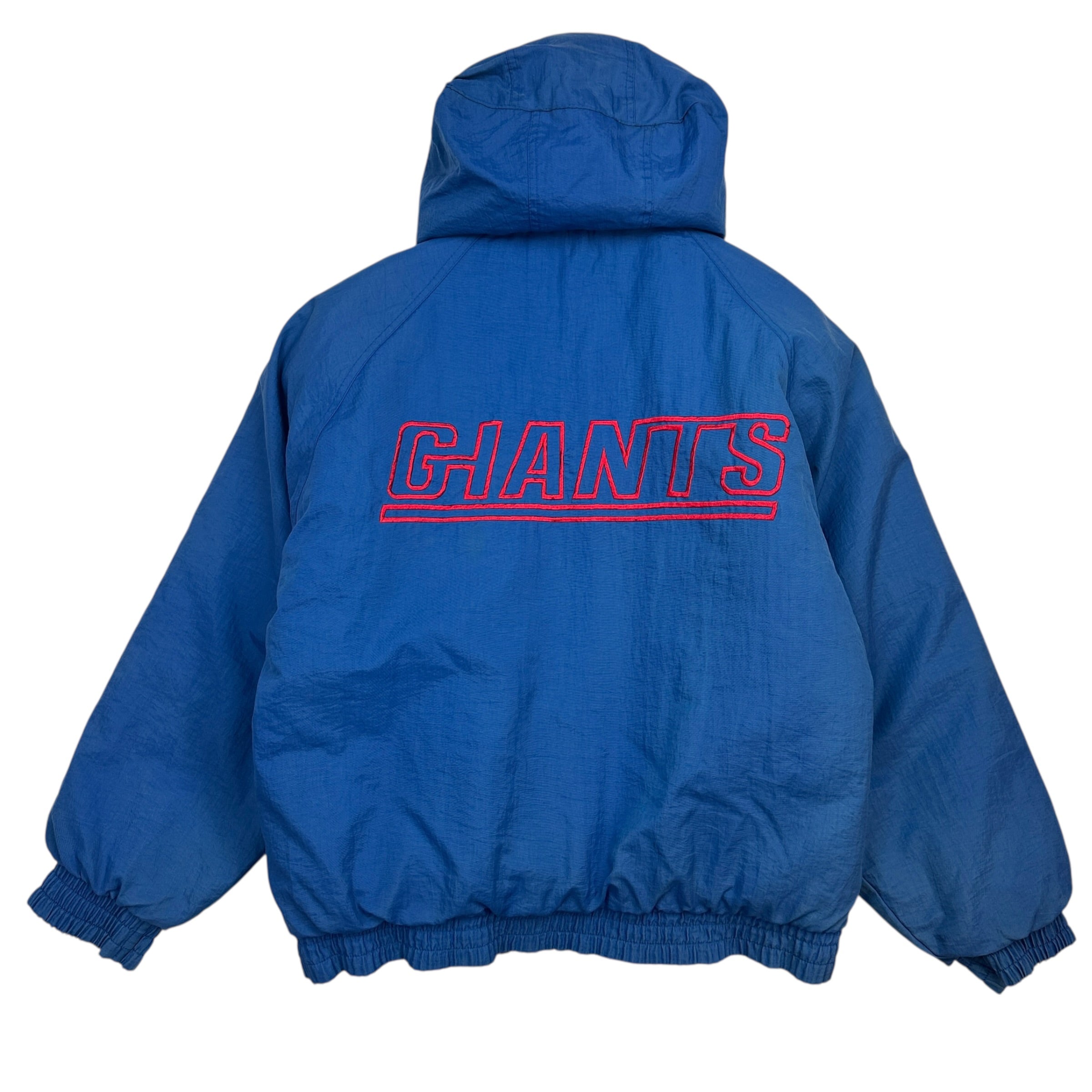 Vintage Game Day New York Giants Helmet Jacket Blue