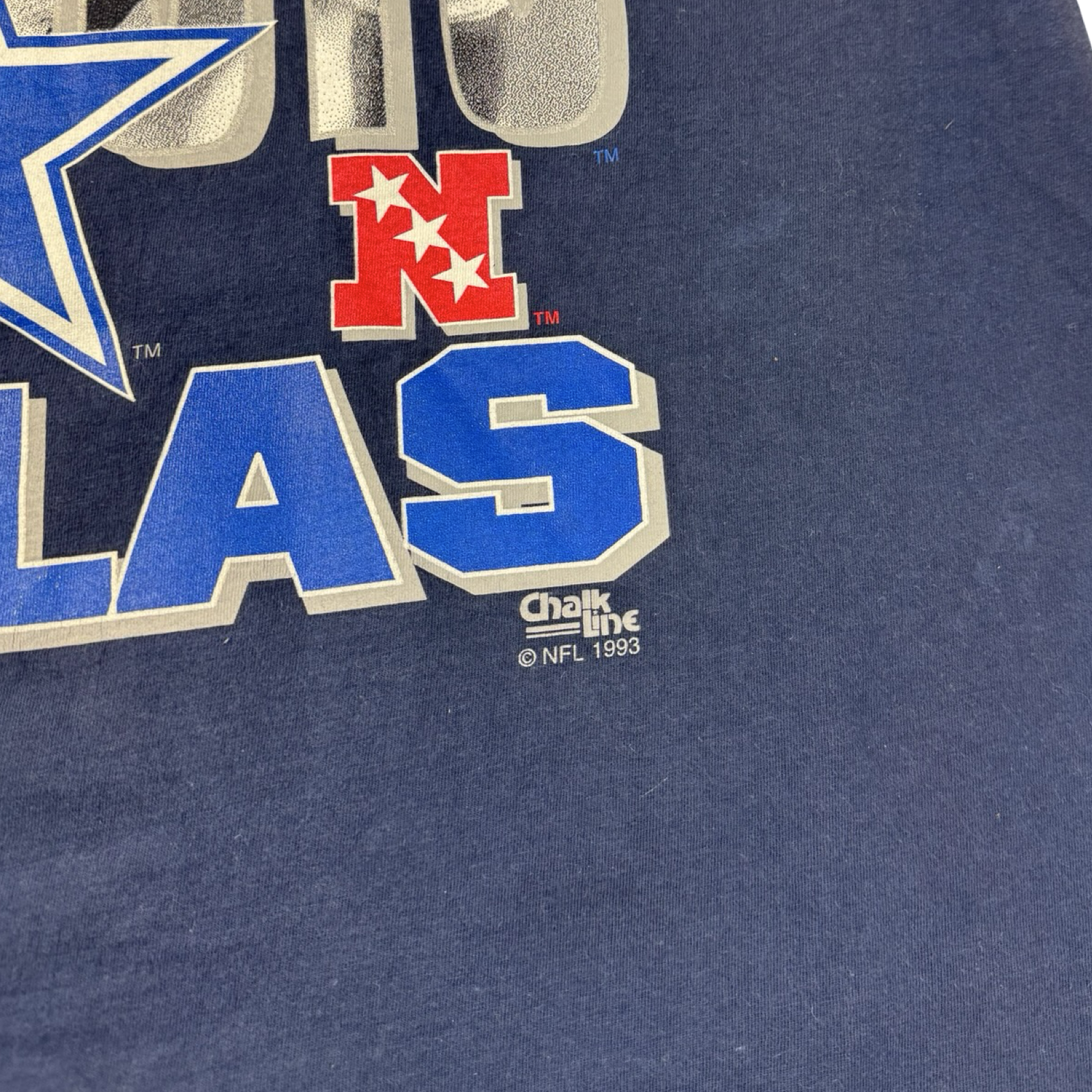 1993 Dallas Cowboys NFL T-Shirt Navy Blue