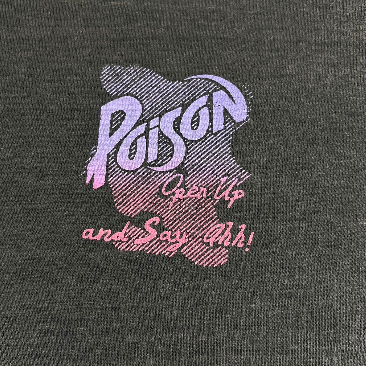 Vintage Poison “Open Up and Say Ahh!” T-Shirt Black