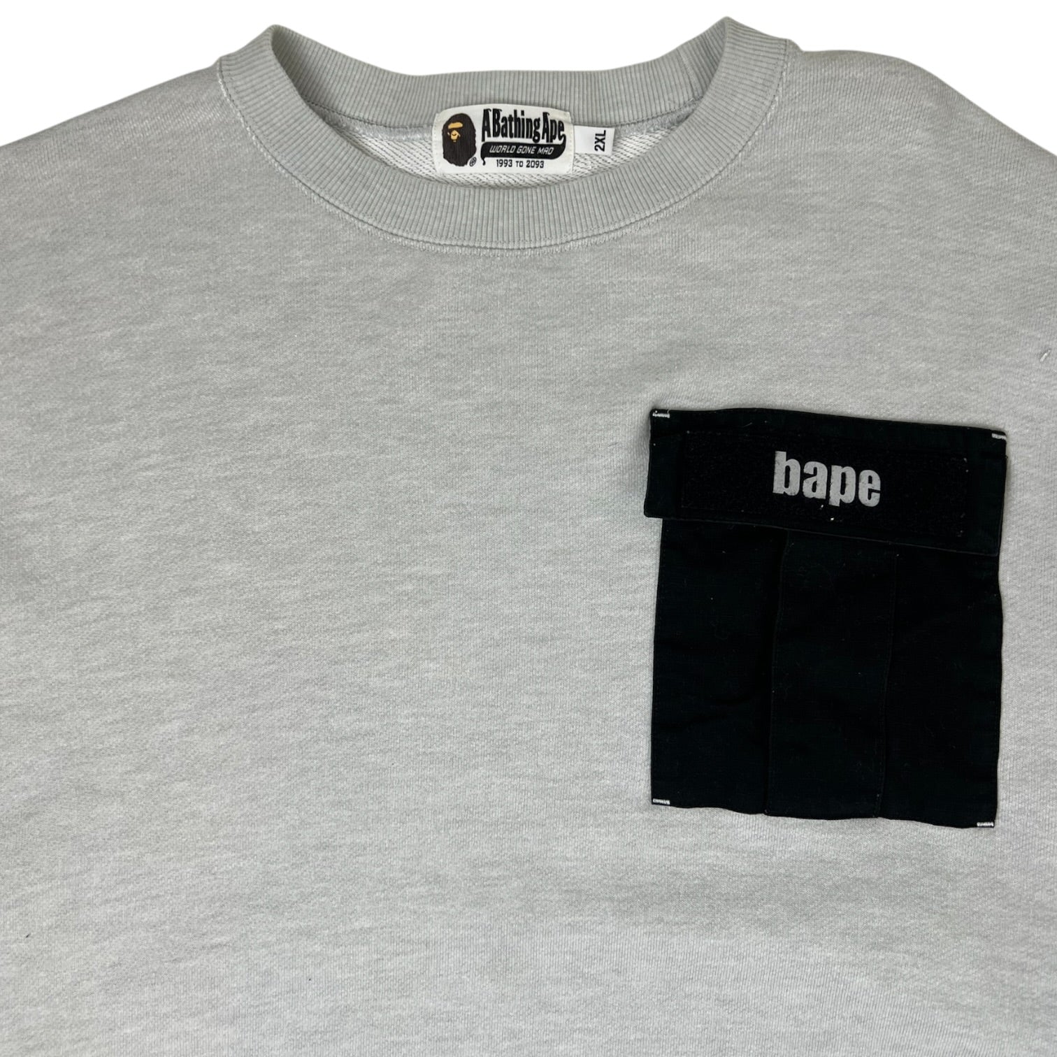 Bape x Cordura Pocket Sweatshirt Grey