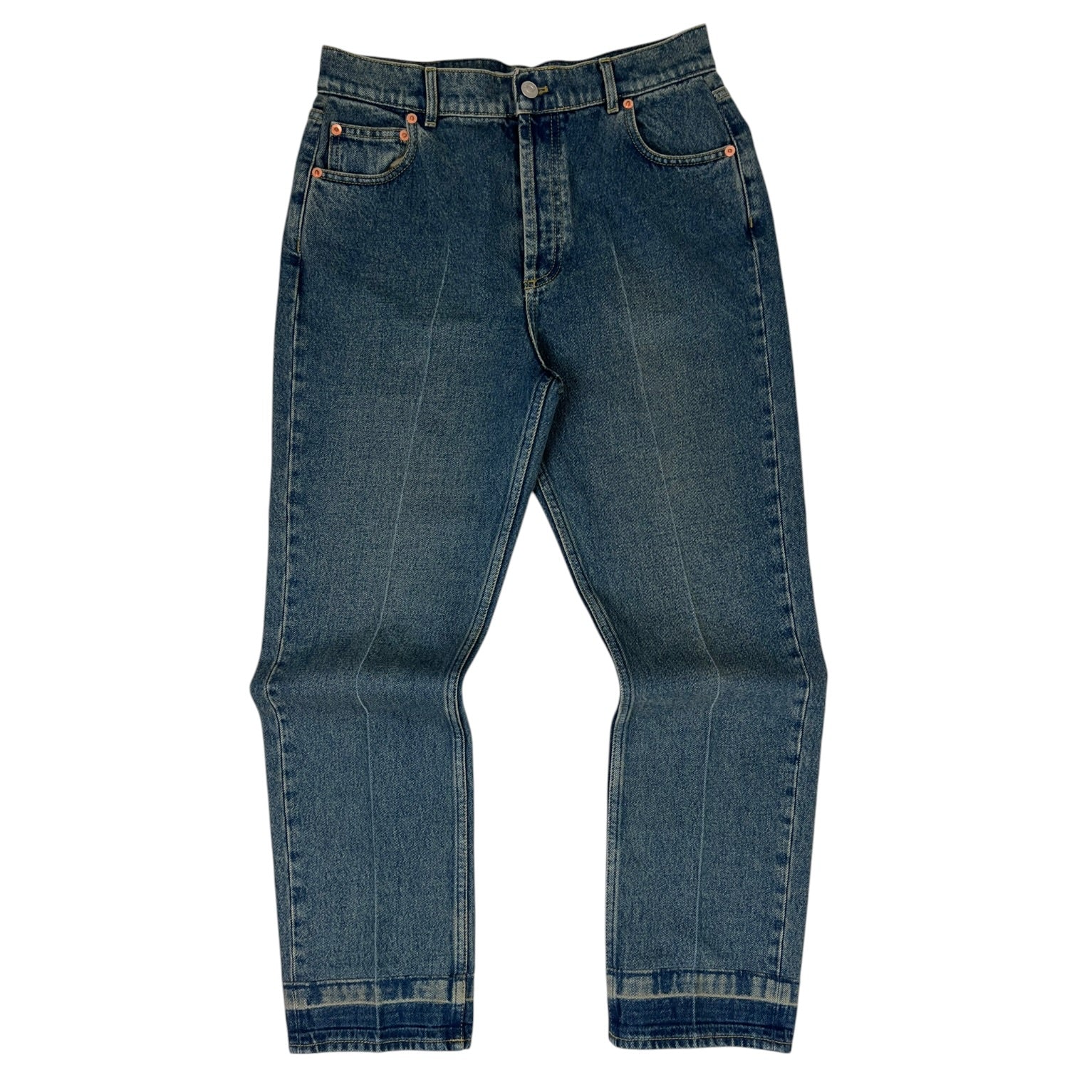 Balenciaga Pleated Denim Jeans