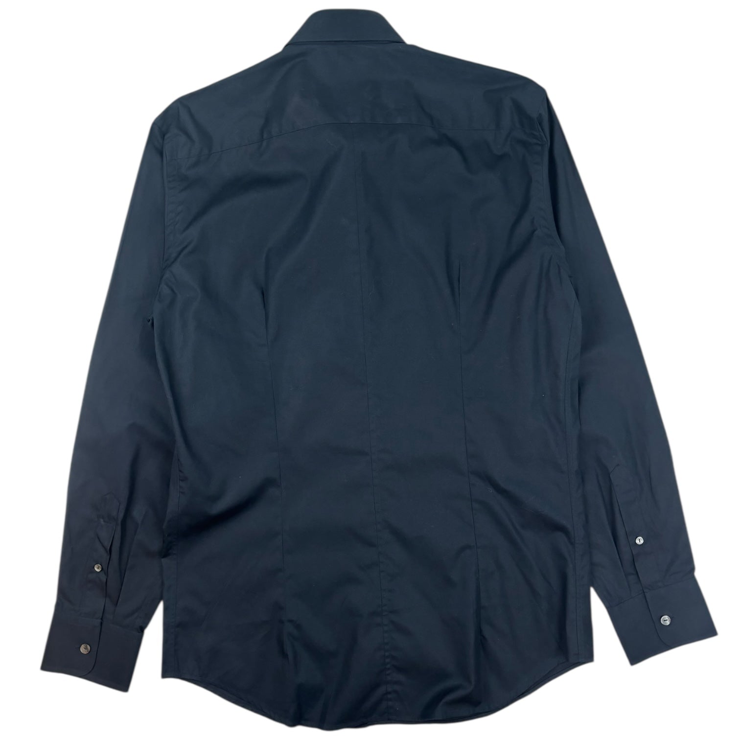 Dolce & Gabbana Button-Up Dress Shirt Black