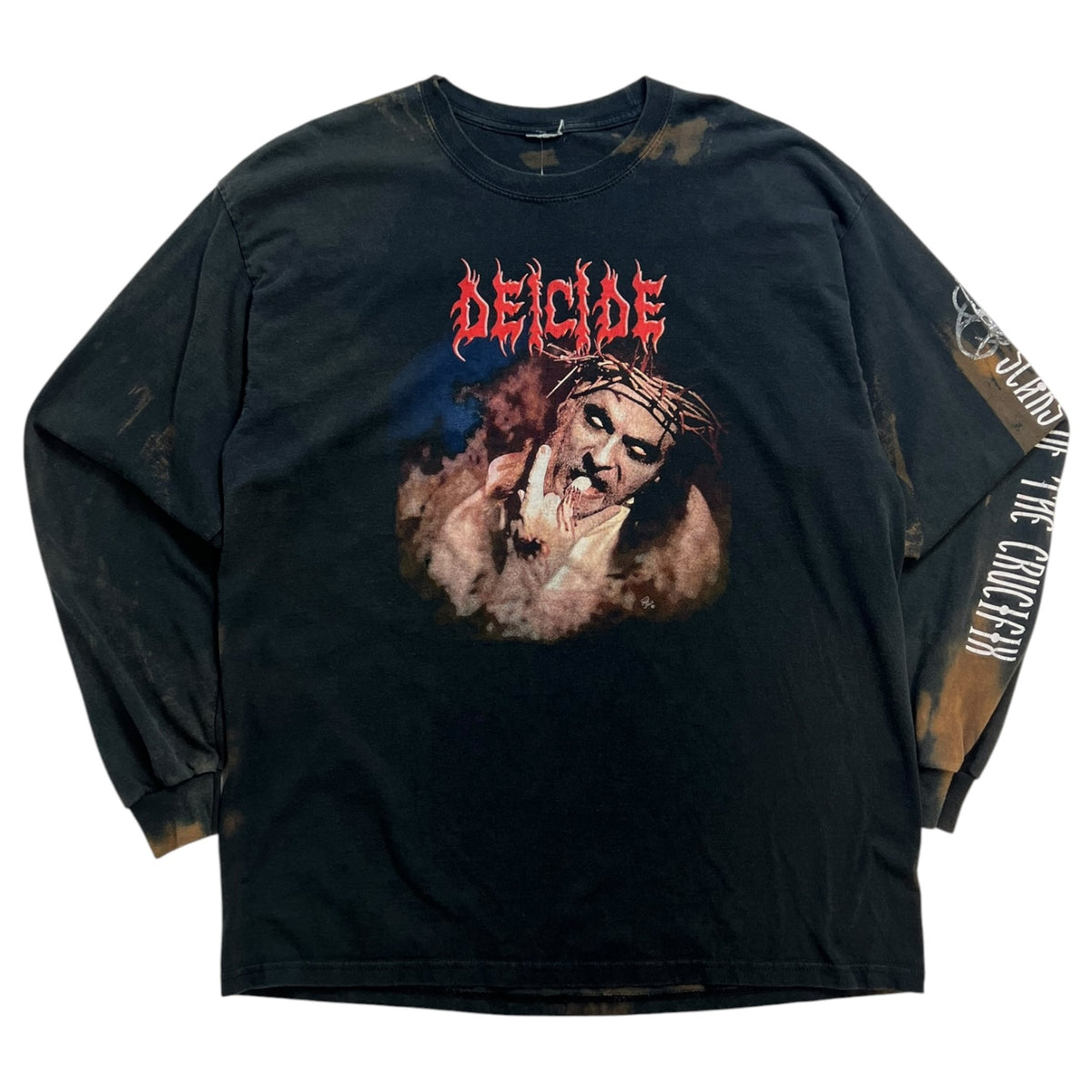 Vintage 1990’s Deicide “Once Upon The Cross” Long Sleeve T-Shirt Black