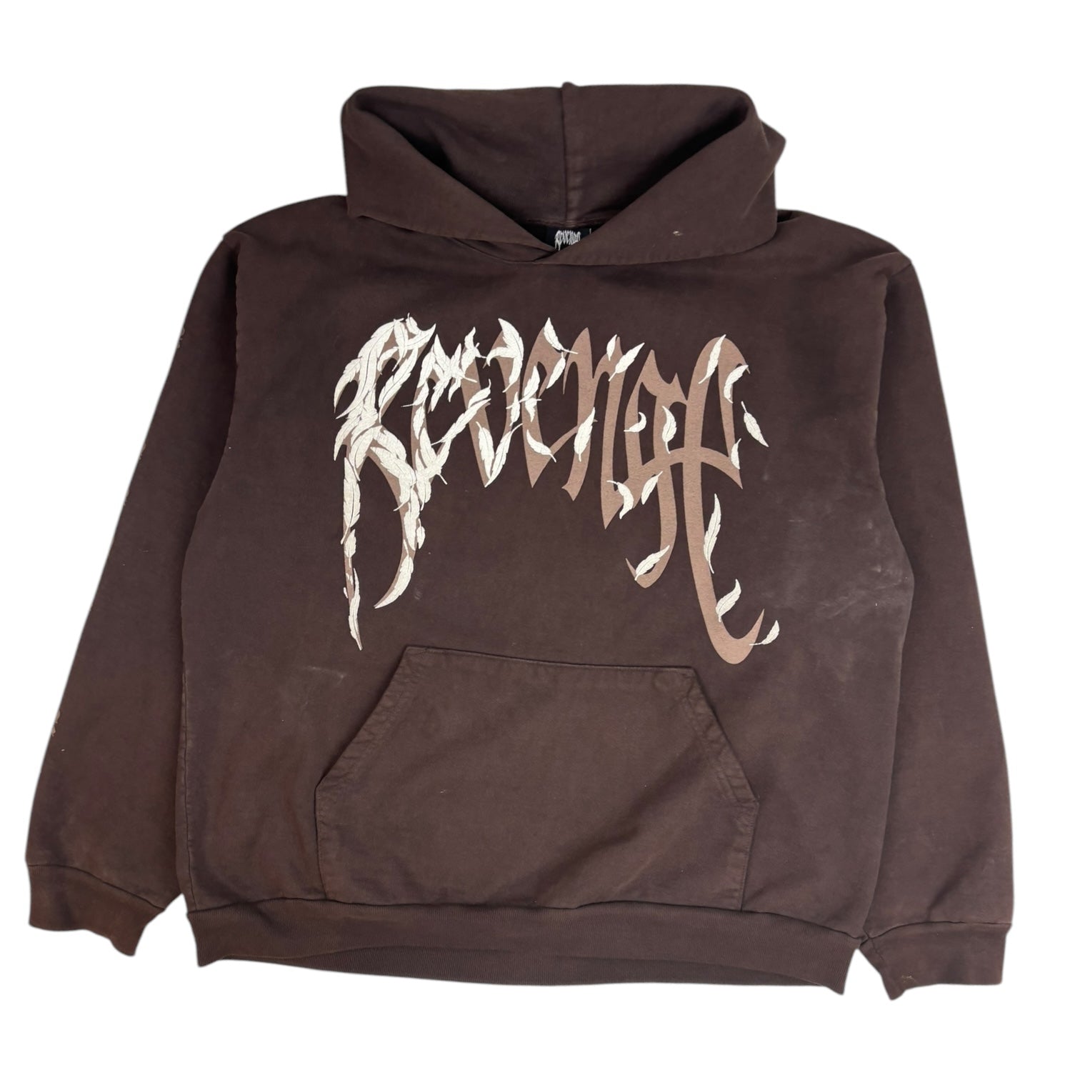 Revenge x JuiceWrld 999 Dove Hoodie Brown