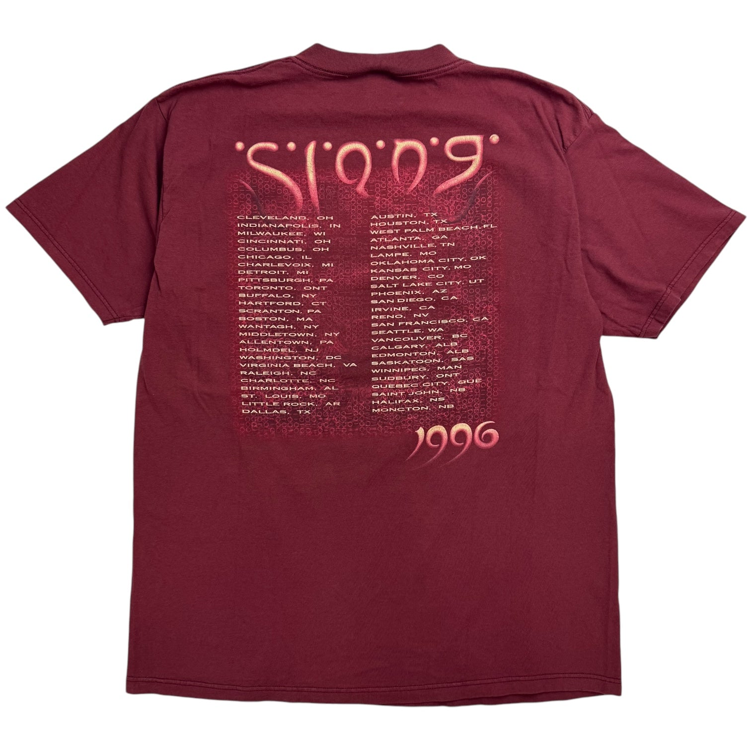 2006 Def Leppard Slang Tour Tee Red