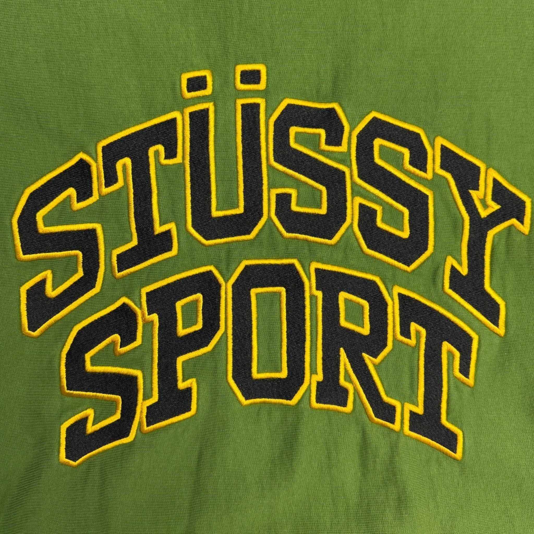 Stussy Embroidered Crewneck Green