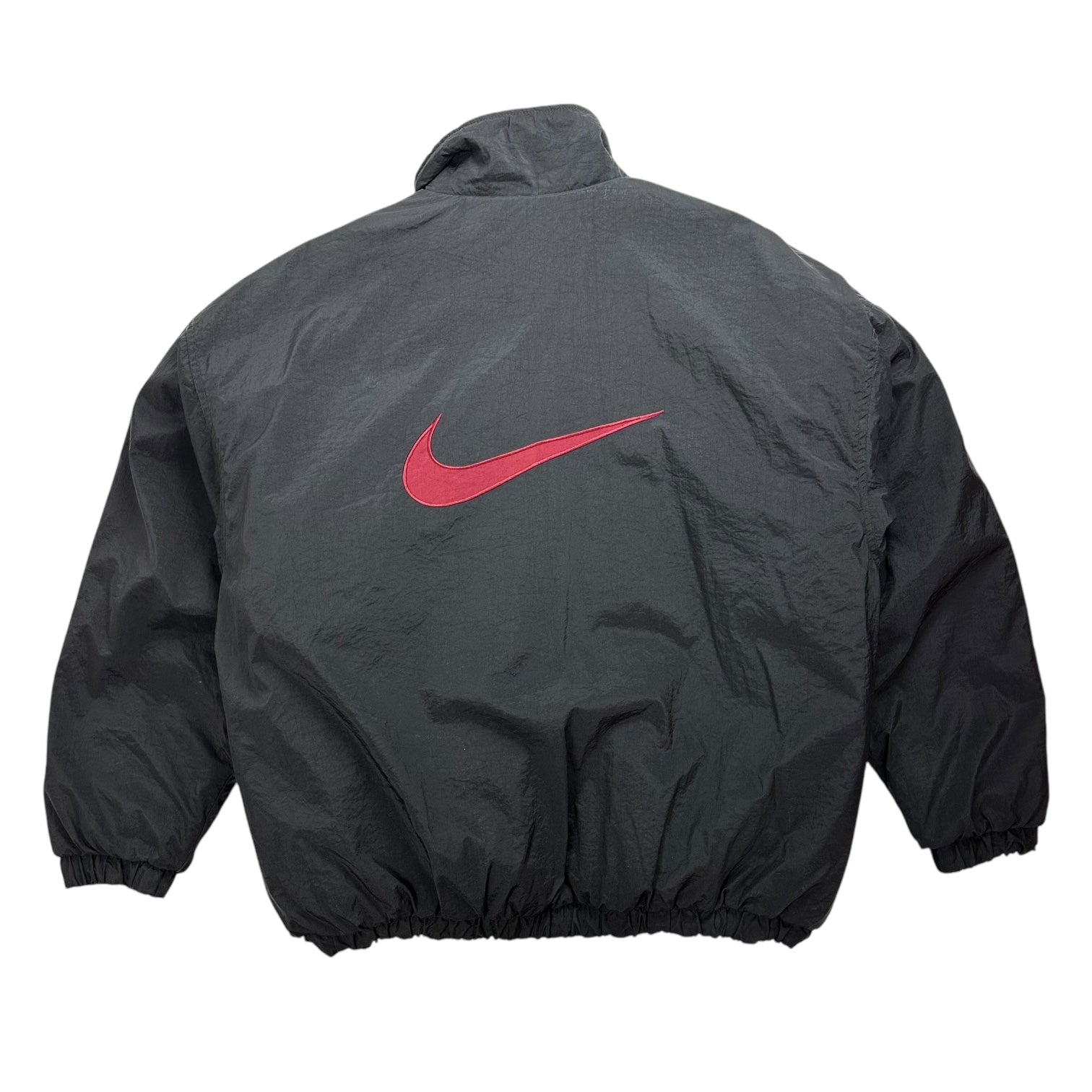 Vintage Nike Reversible Jacket Black Maroon