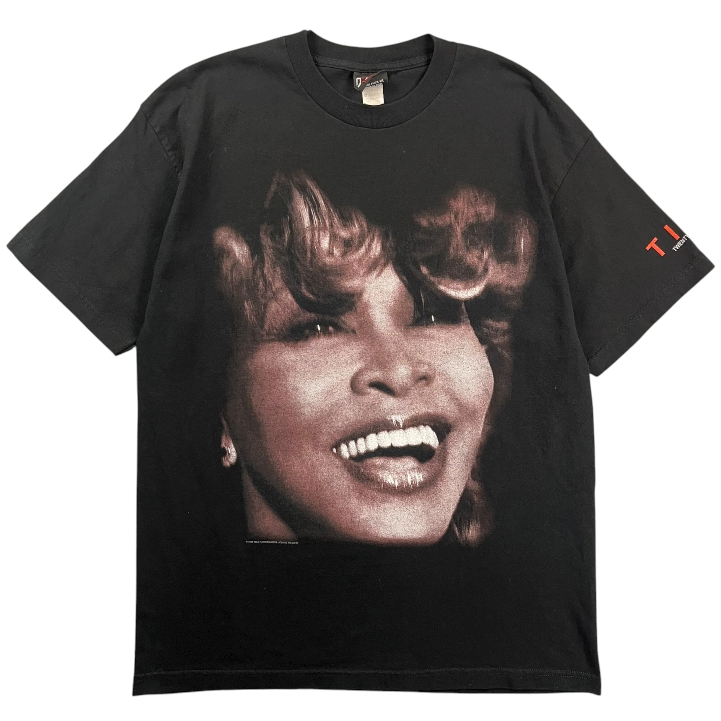 1999 Tina Turner Twenty Four Seven Tee Black