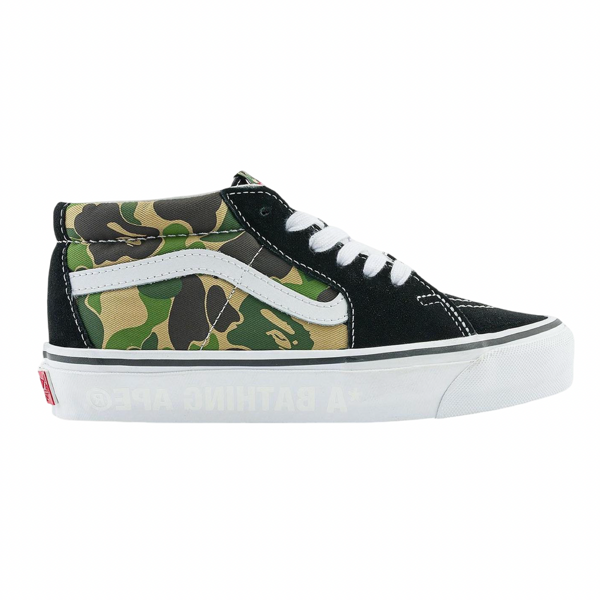 Vans LX Sk8-Mid Bape ABC Camo Black Green (Used)