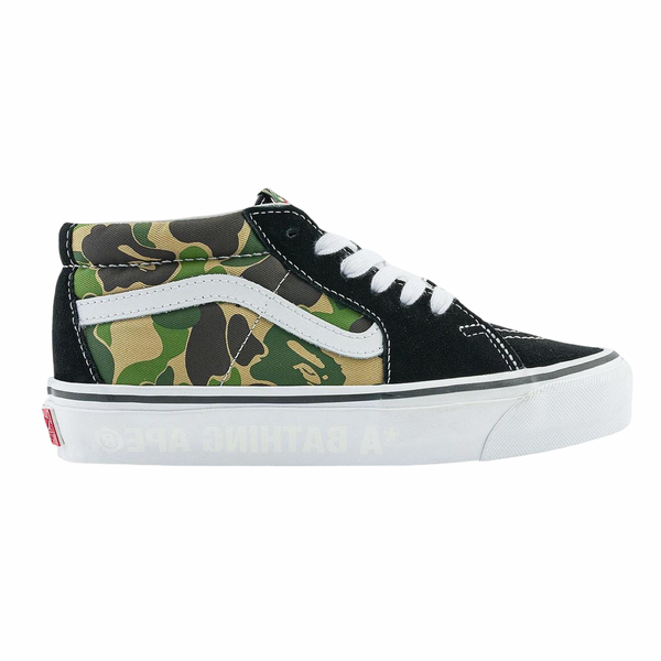 Vans LX Sk8-Mid Bape ABC Camo Black Green (Used)