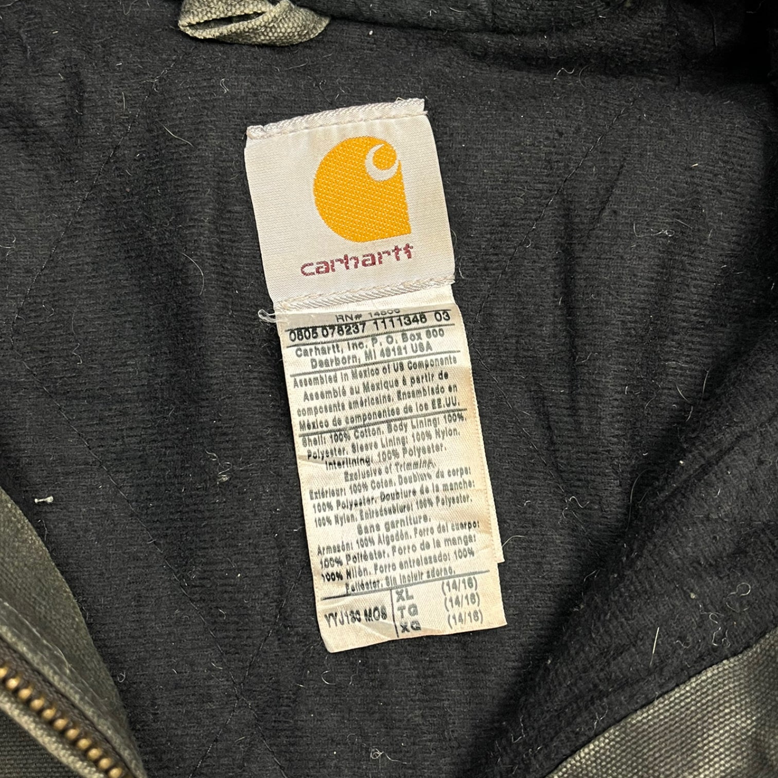 Carhartt Hooded Active Jacket Dark Olive