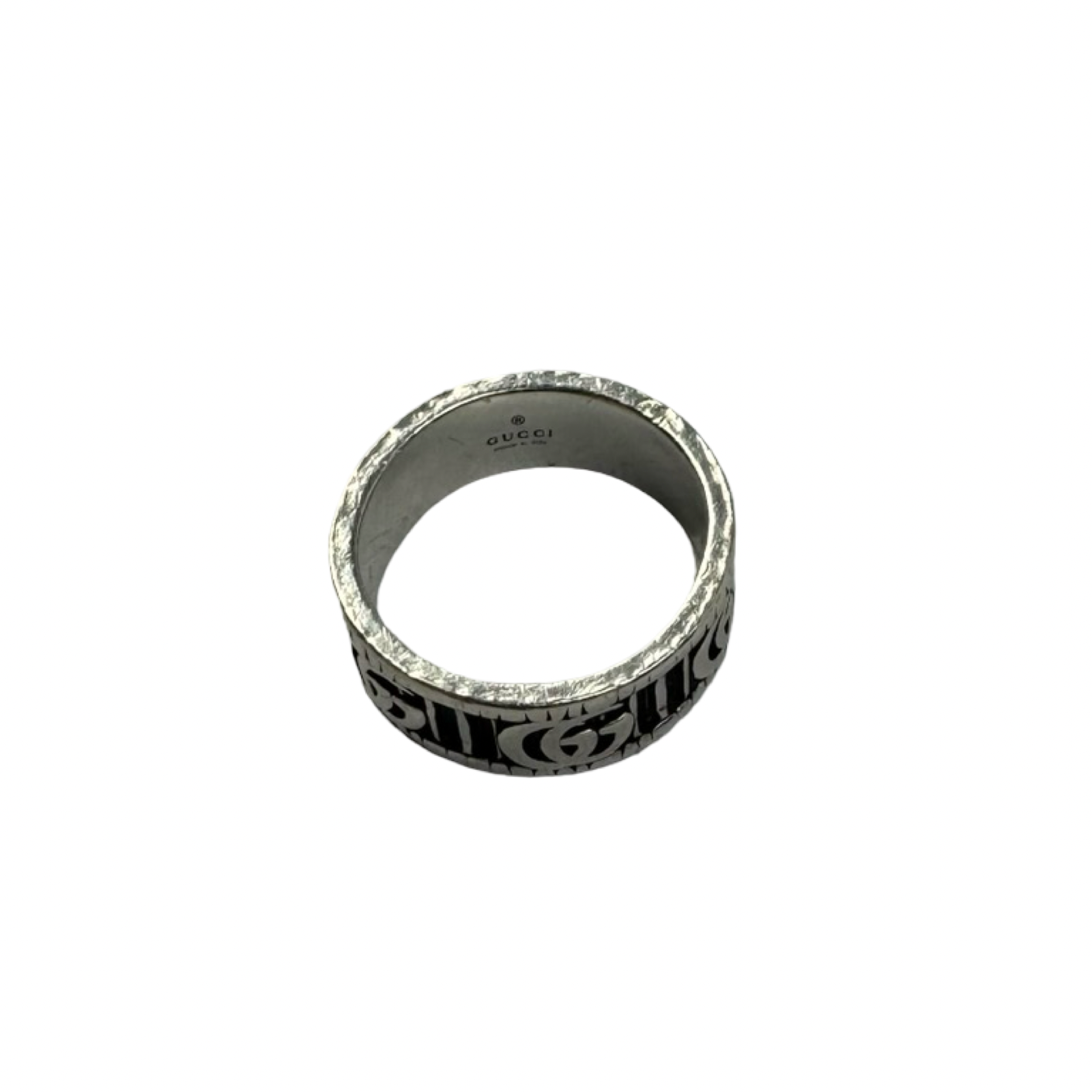 Gucci GG Marmont Wide Ring Sterling Silver