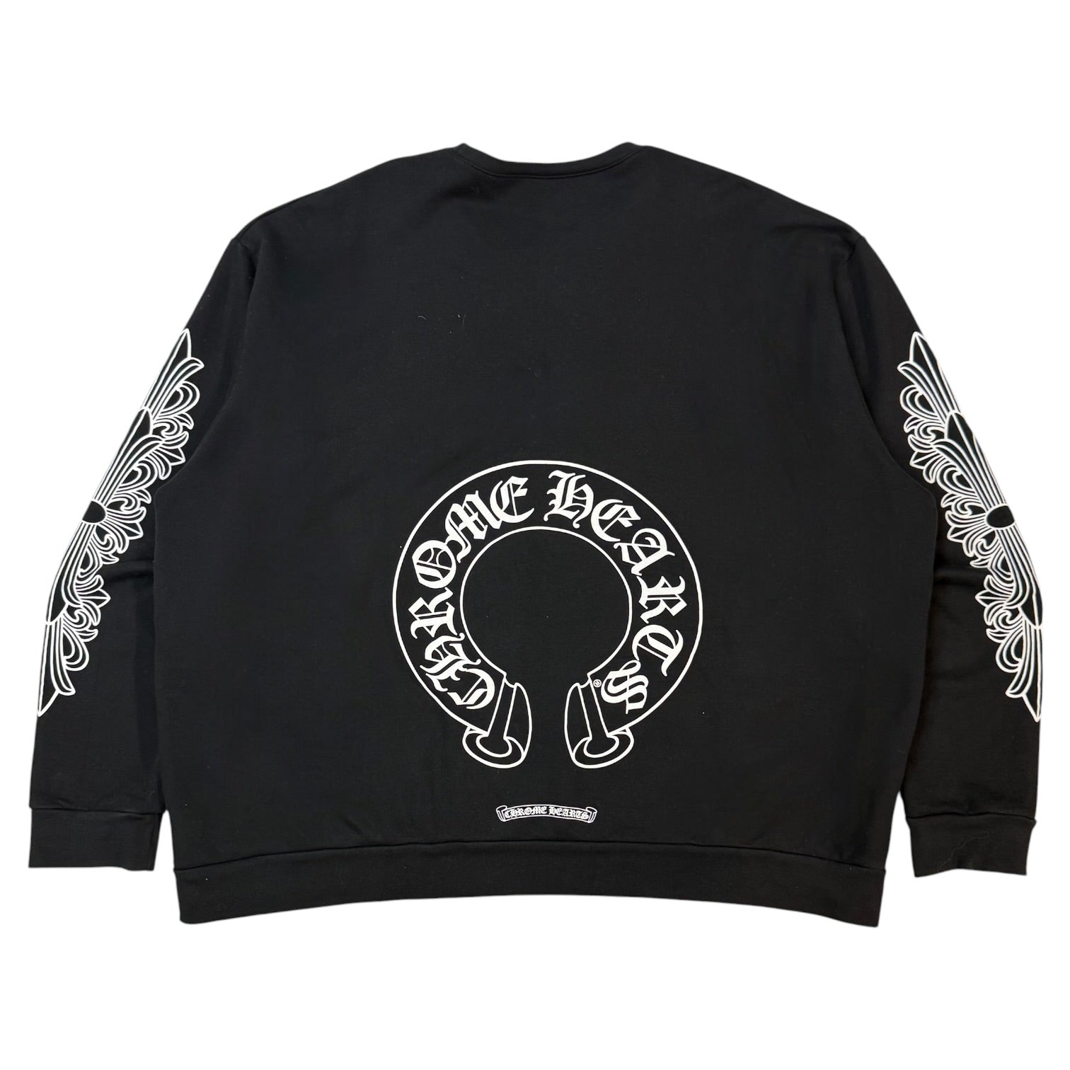 Chrome Hearts Horseshoe Logo Crewneck Black