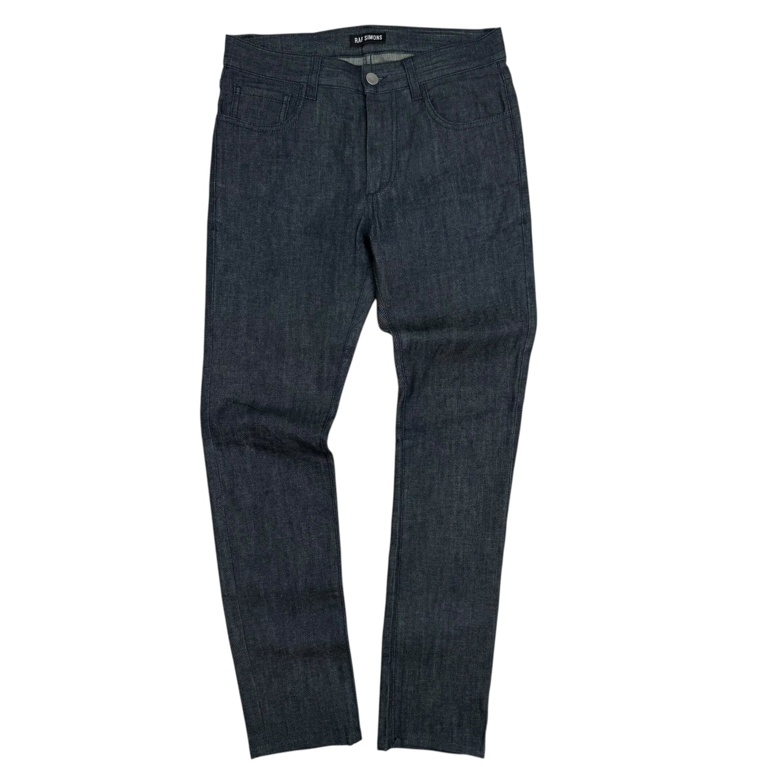 Raf Simmons Skinny Denim Pants Dark Wash
