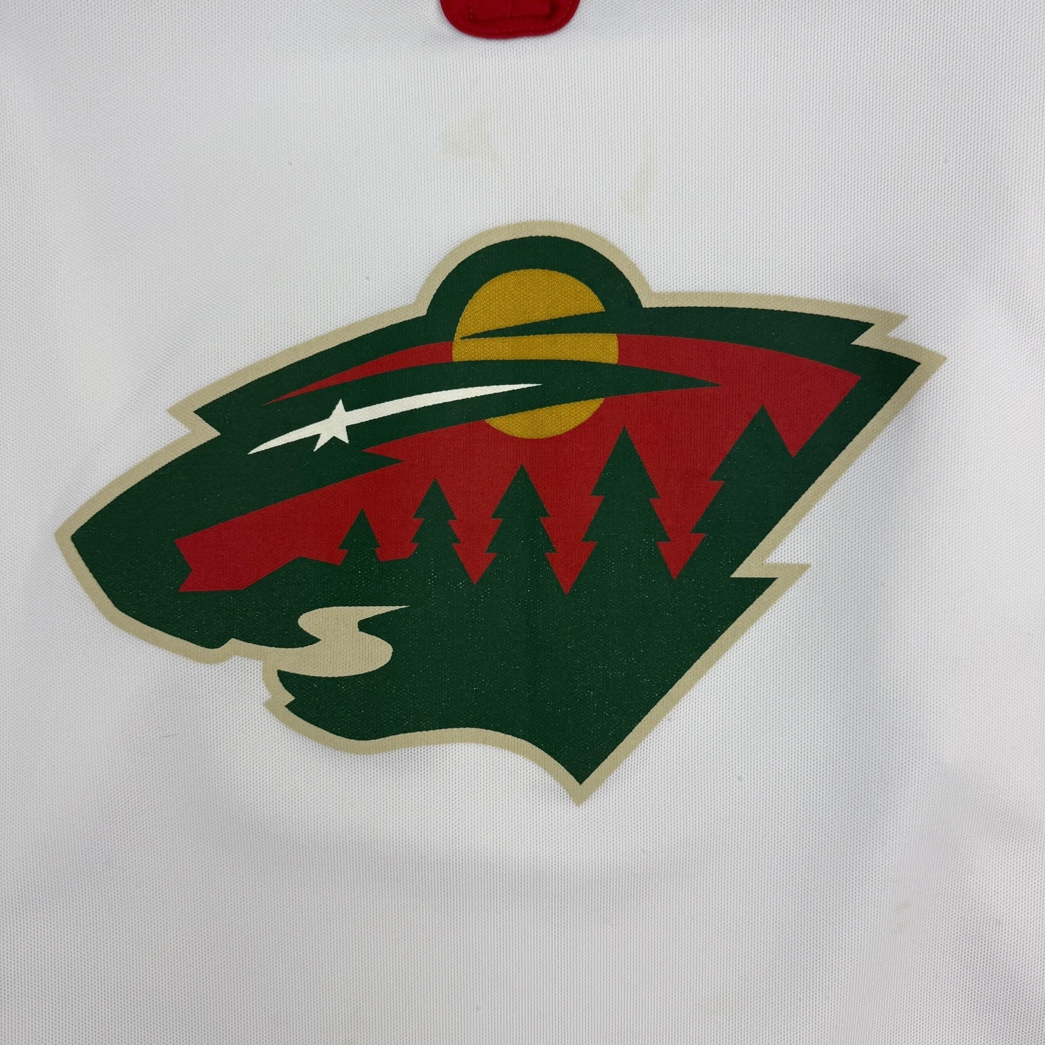 Vintage CCM Minnesota Wild Away Jersey White/Green