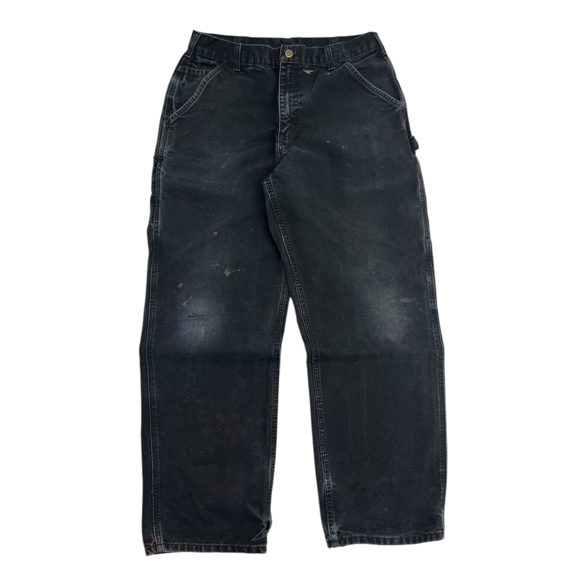 Carhartt Carpenter Work Pants Faded Noir
