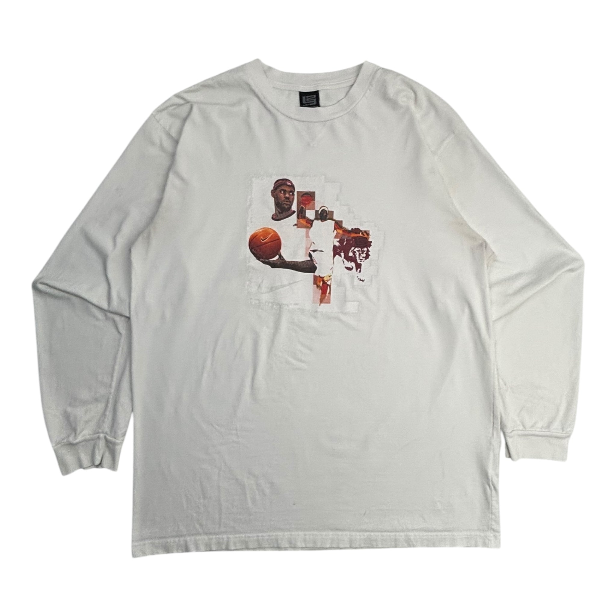 Vintage Nike LeBron James Longsleeve T-Shirt White