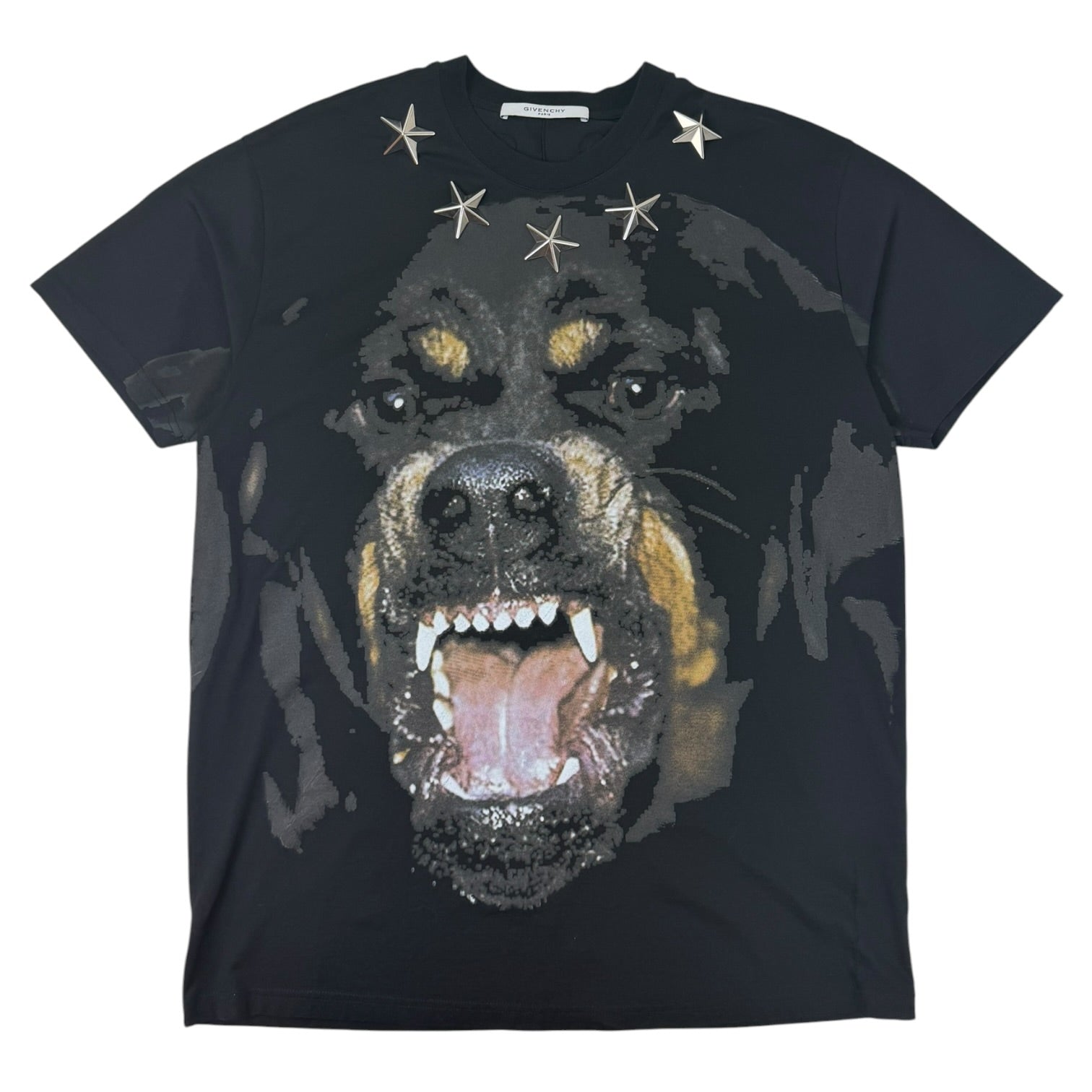 Givenchy Rottweiler Star Appliqué T-Shirt