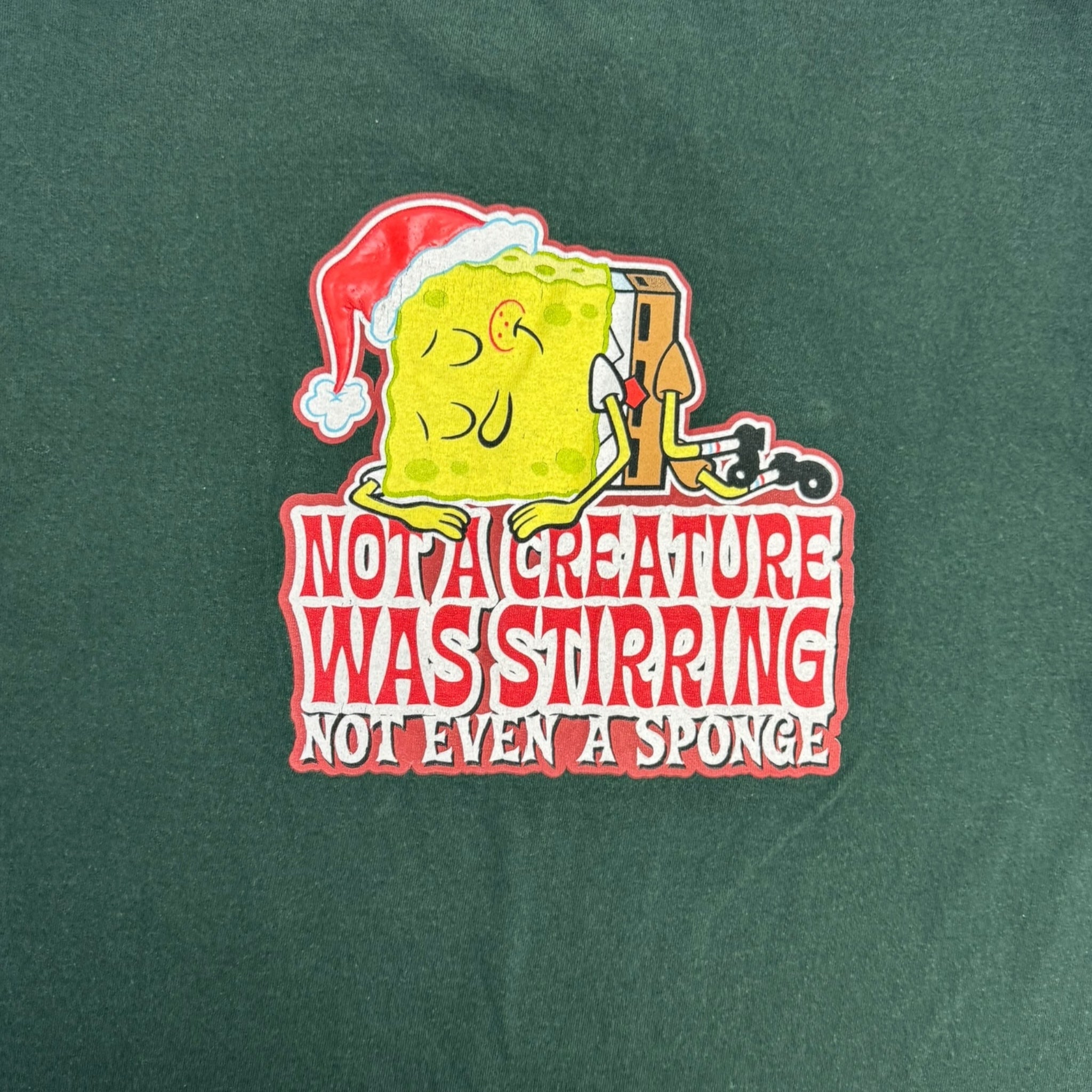 2002 SpongeBob Squarepants Holiday Promo T-Shirt