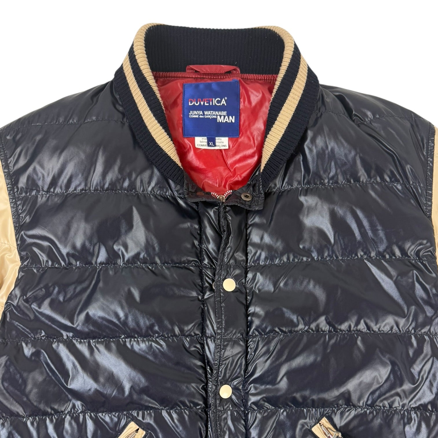Junya Watanabe MAN x Duvetica Quilted Puffer Jacket Khaki/Navi