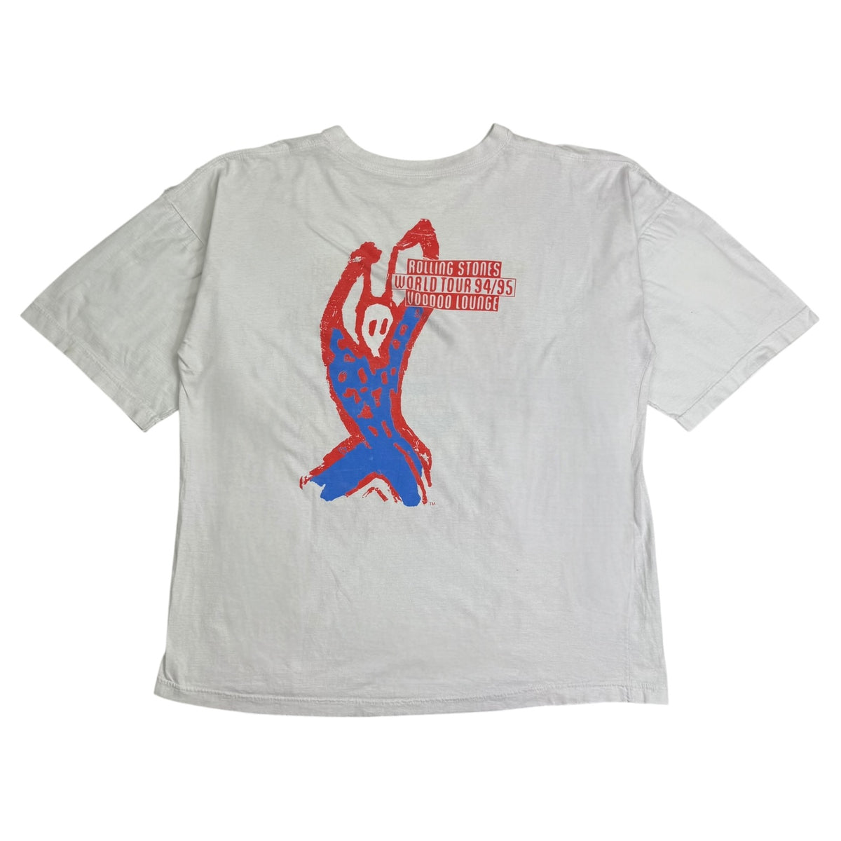 1994/95 Rolling Stones Voodoo Lounge World Tour Tee White