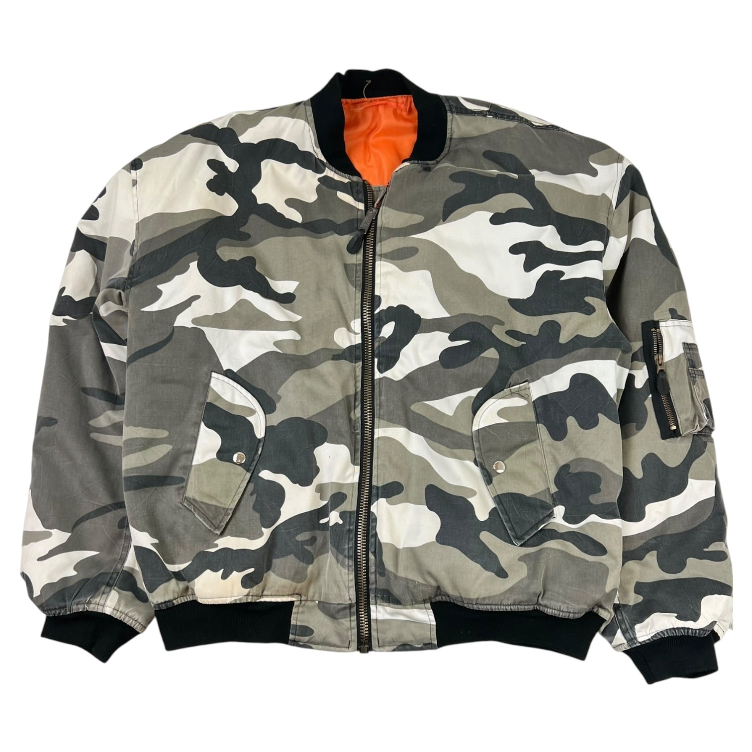 Fostex Garments MA-1 Bomber Jacket Grey Urban Camouflage