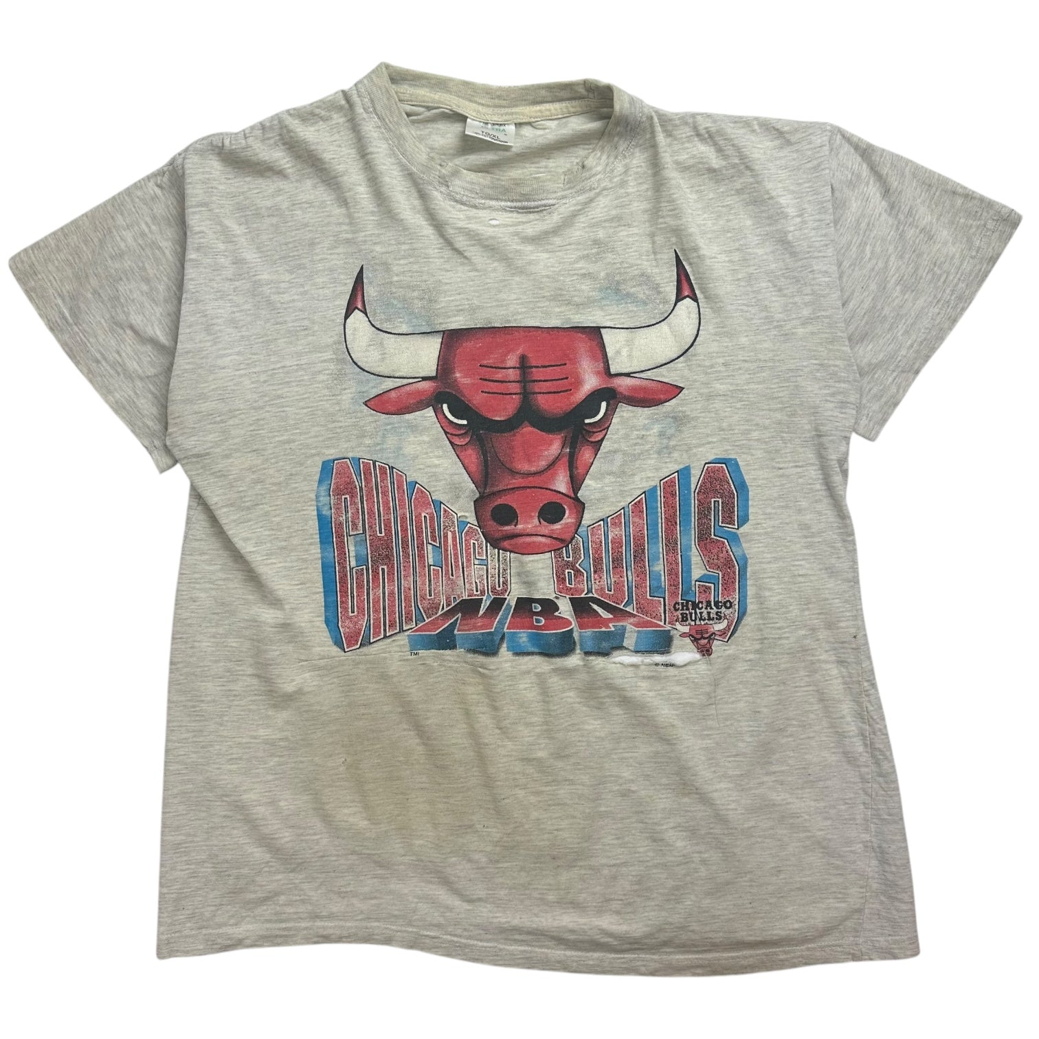 Vintage Chicago Bulls Tee Light Grey