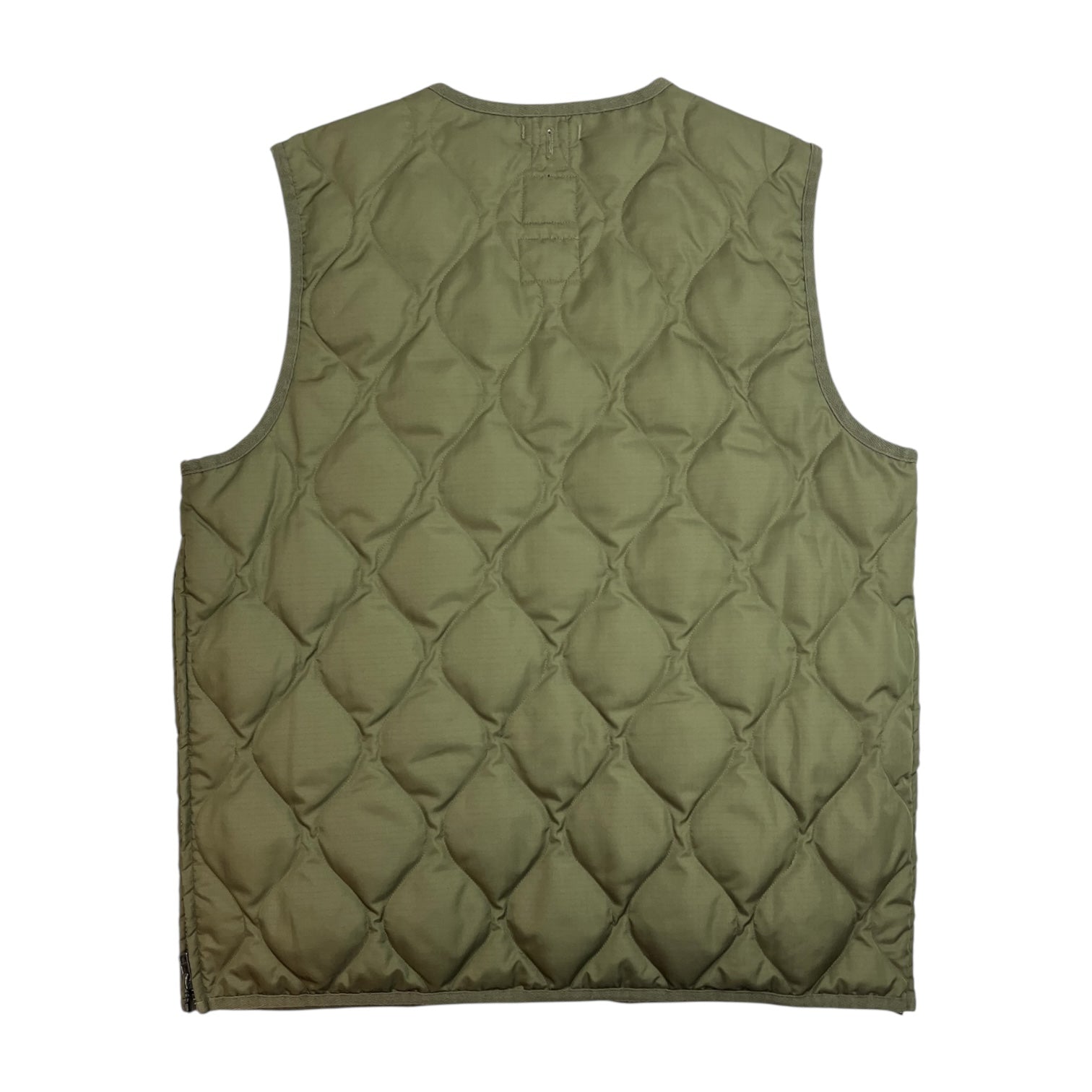 Taion Military V Neck Vest Green