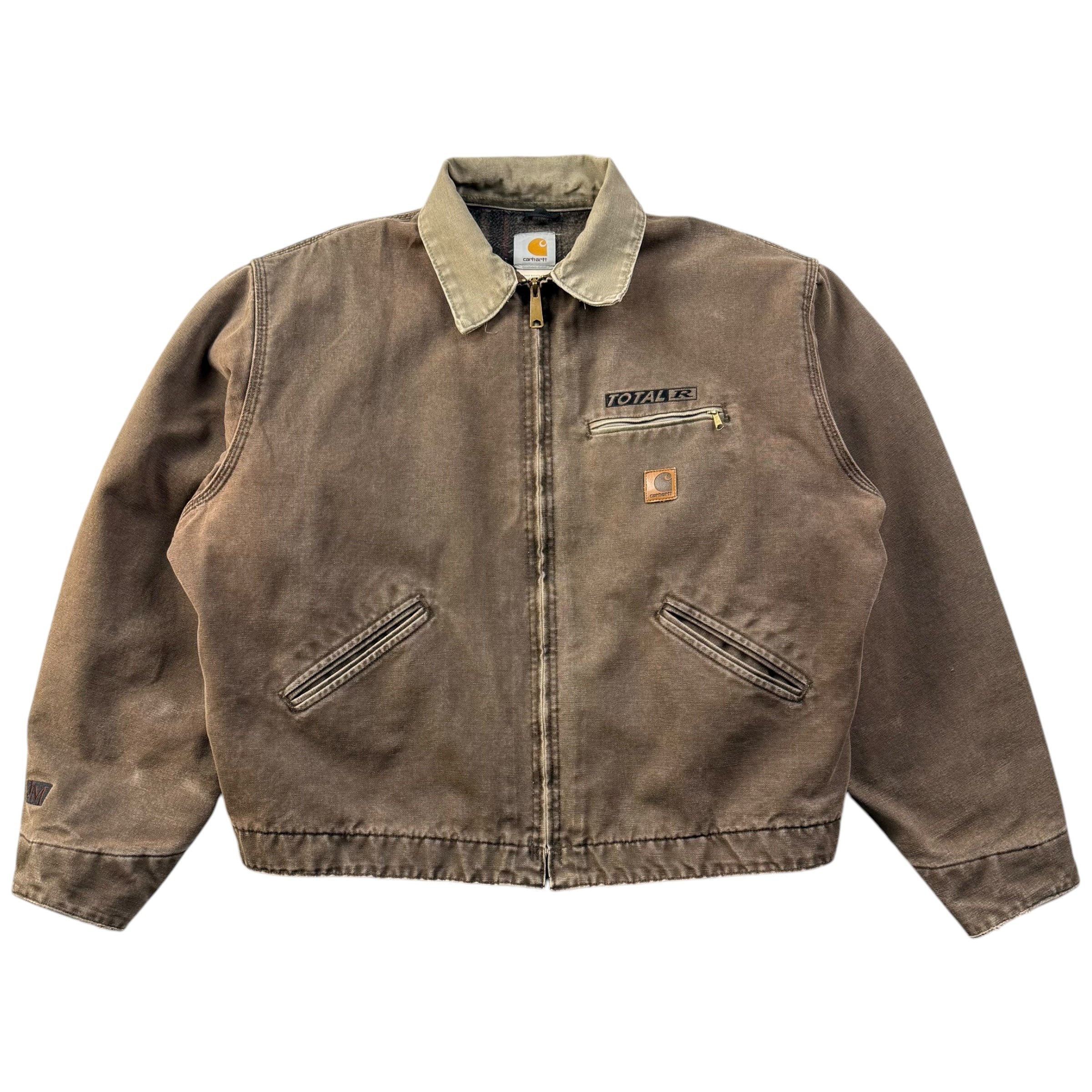 Vintage Carhartt Detroit Jacket Faded Brown