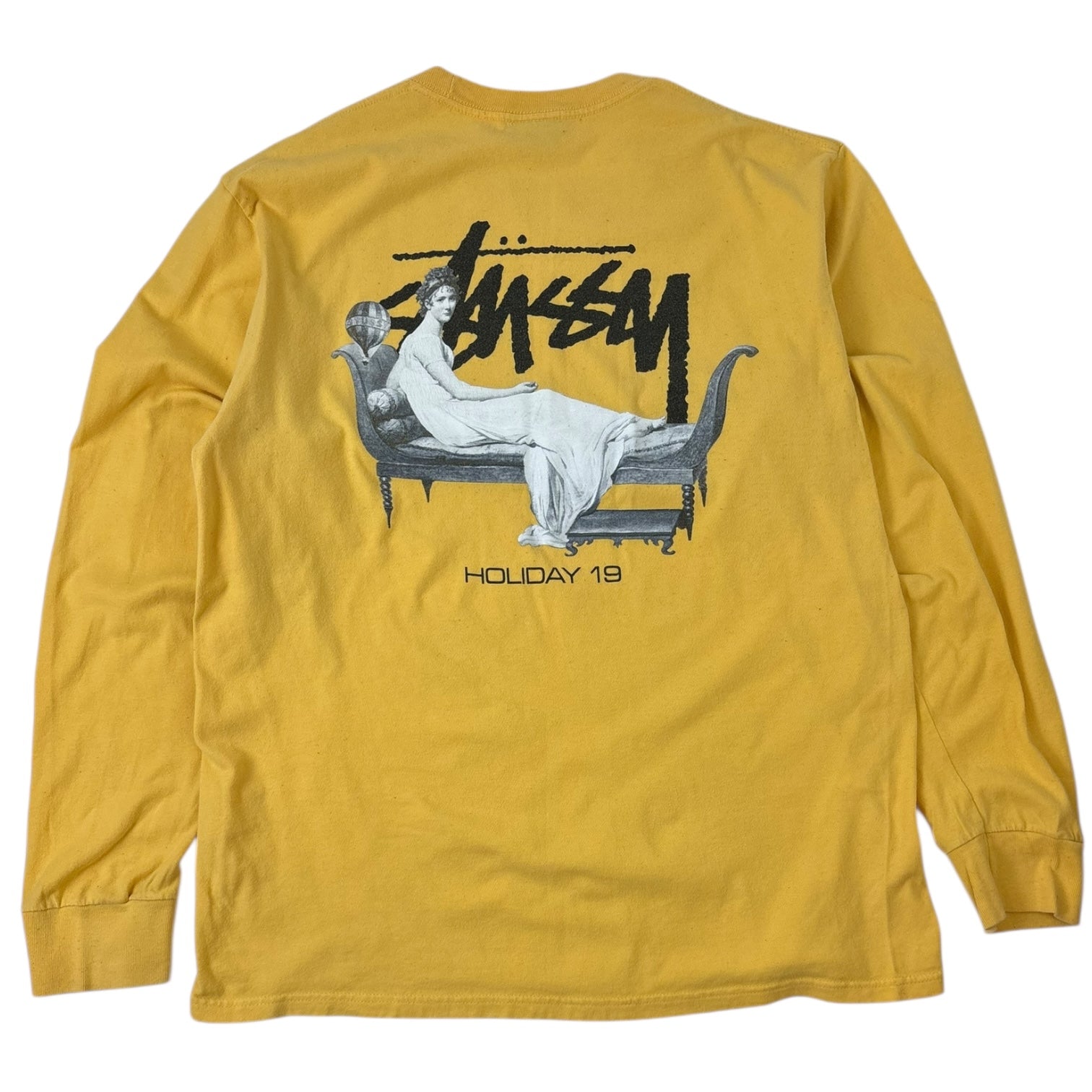 Stussy Holiday 2019 Long Sleeve T-Shirt Yellow