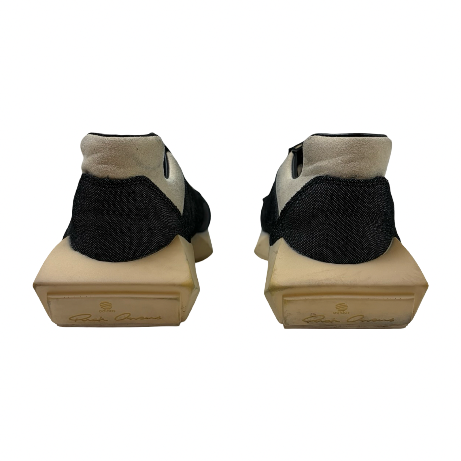(W) Rick Owens x Adidas Tech Runner Sneakers Black (Used)